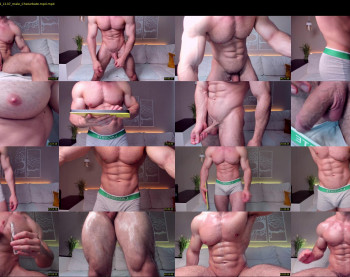 adam_muscle_ — 49 minute Chaturbate male cam show recording, 1080p, Aug 16, 2022