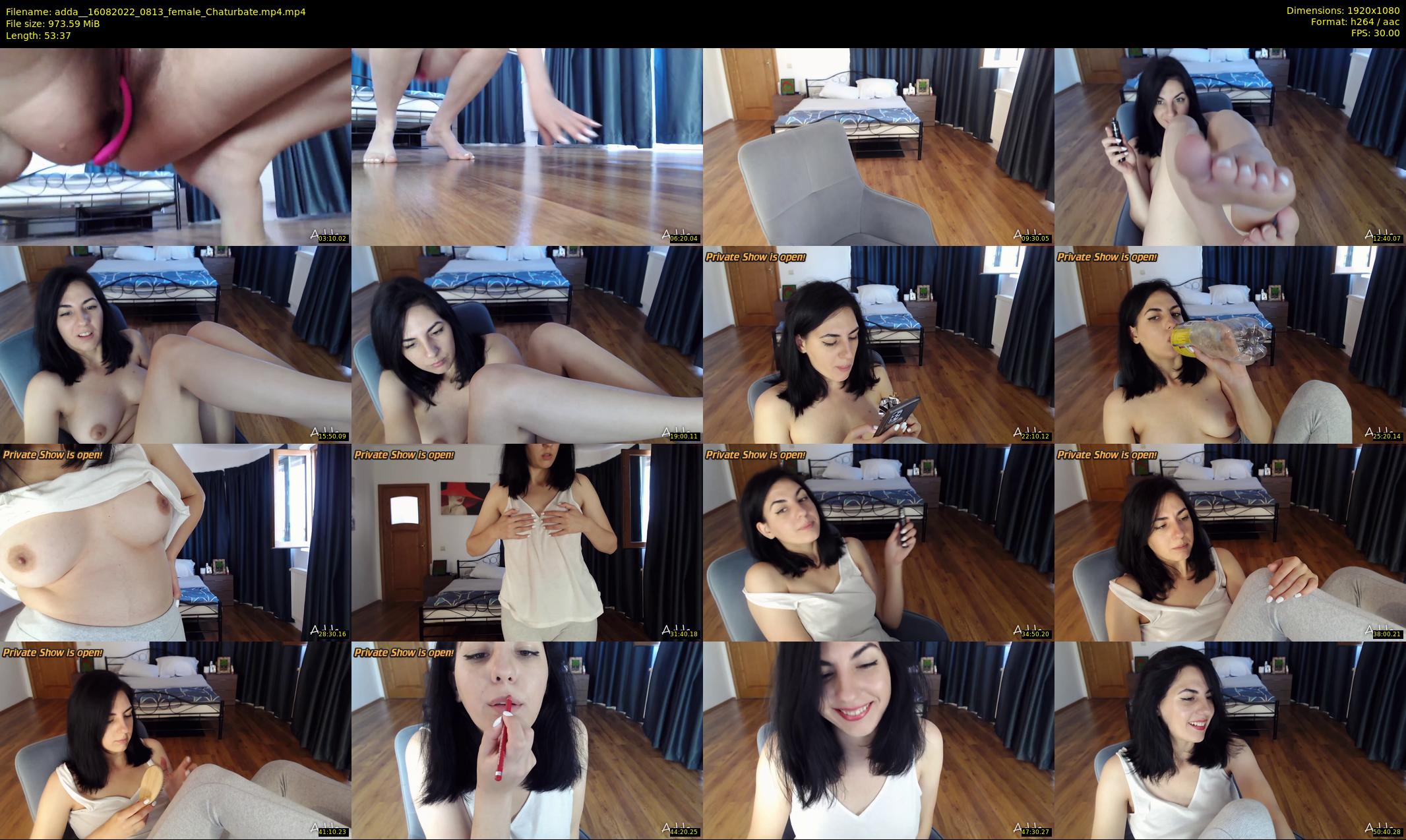 adda_ — 54 minute Chaturbate female cam show recording, 1080p, Aug 16, 2022
