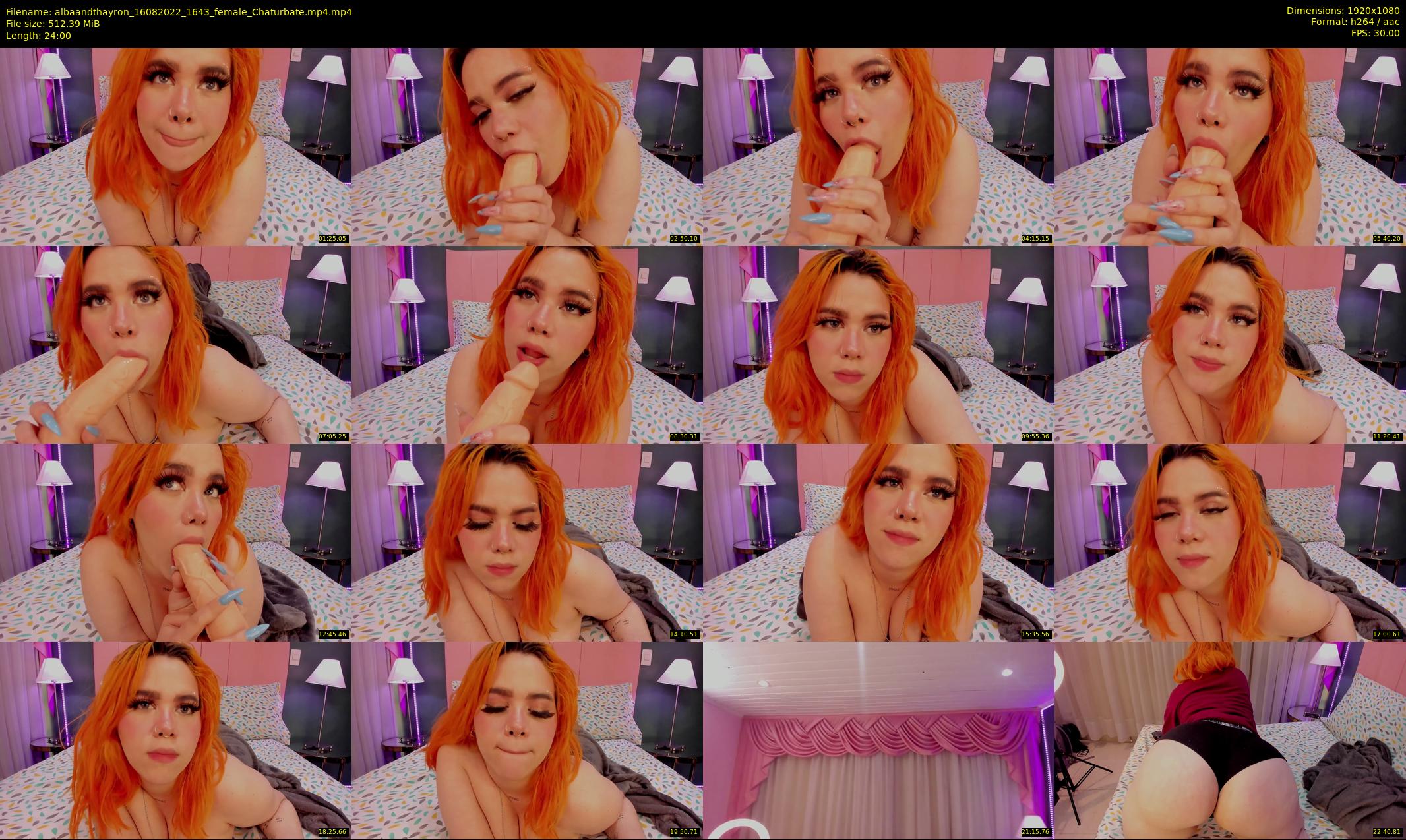 albaandthayron — 24 minute Chaturbate couple cam show recording, 1080p, Aug 16, 2022