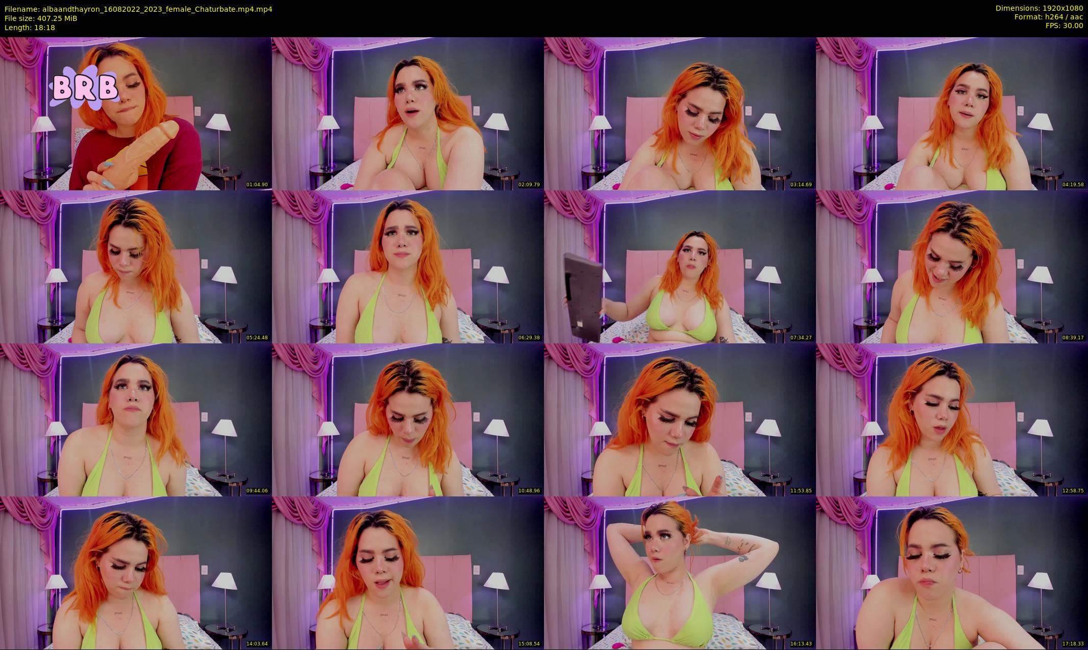albaandthayron — 19 minute Chaturbate couple cam show recording, 1080p, Aug 16, 2022