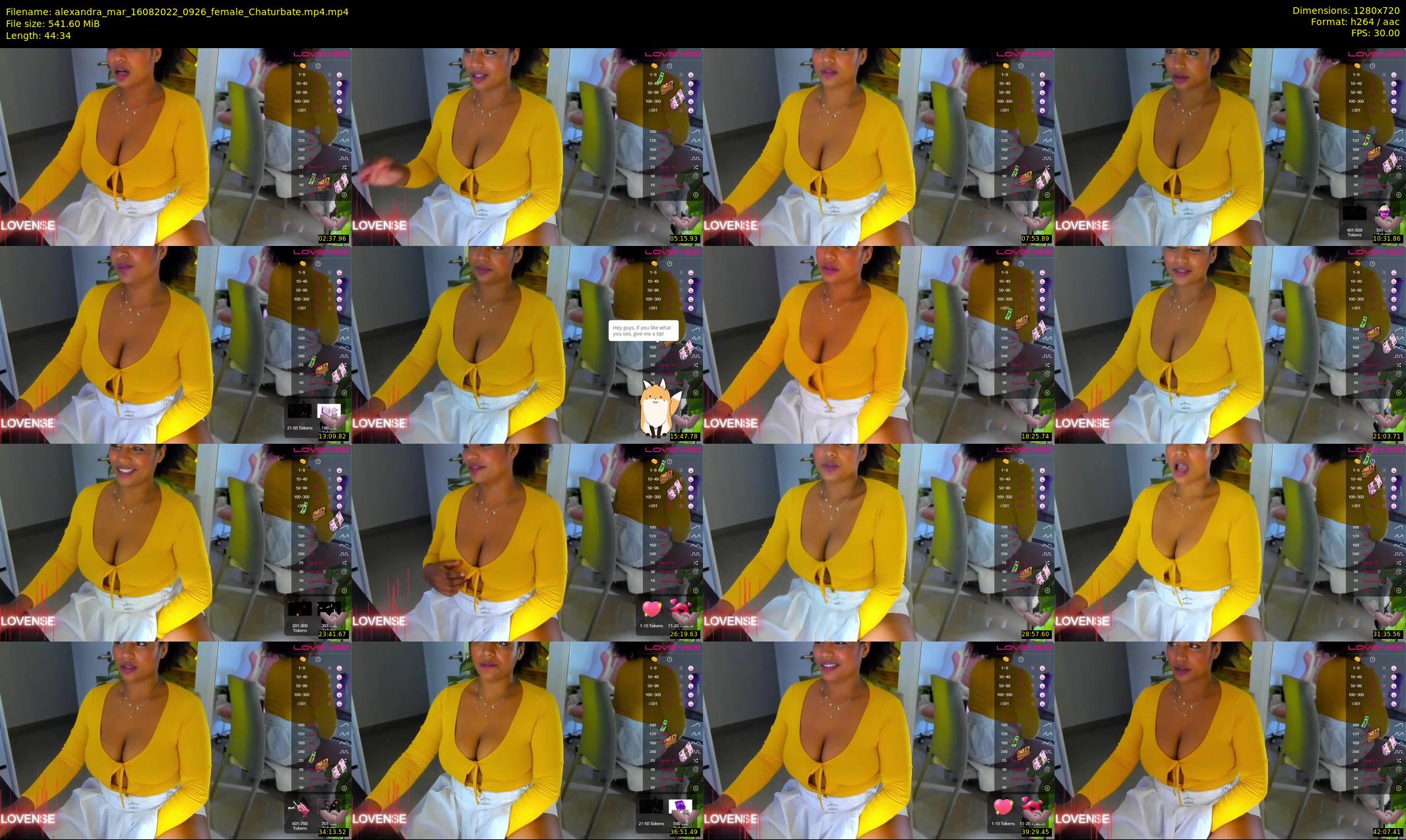 alexandra_mar — 45 minute Chaturbate female cam show recording, 720p, Aug 16, 2022