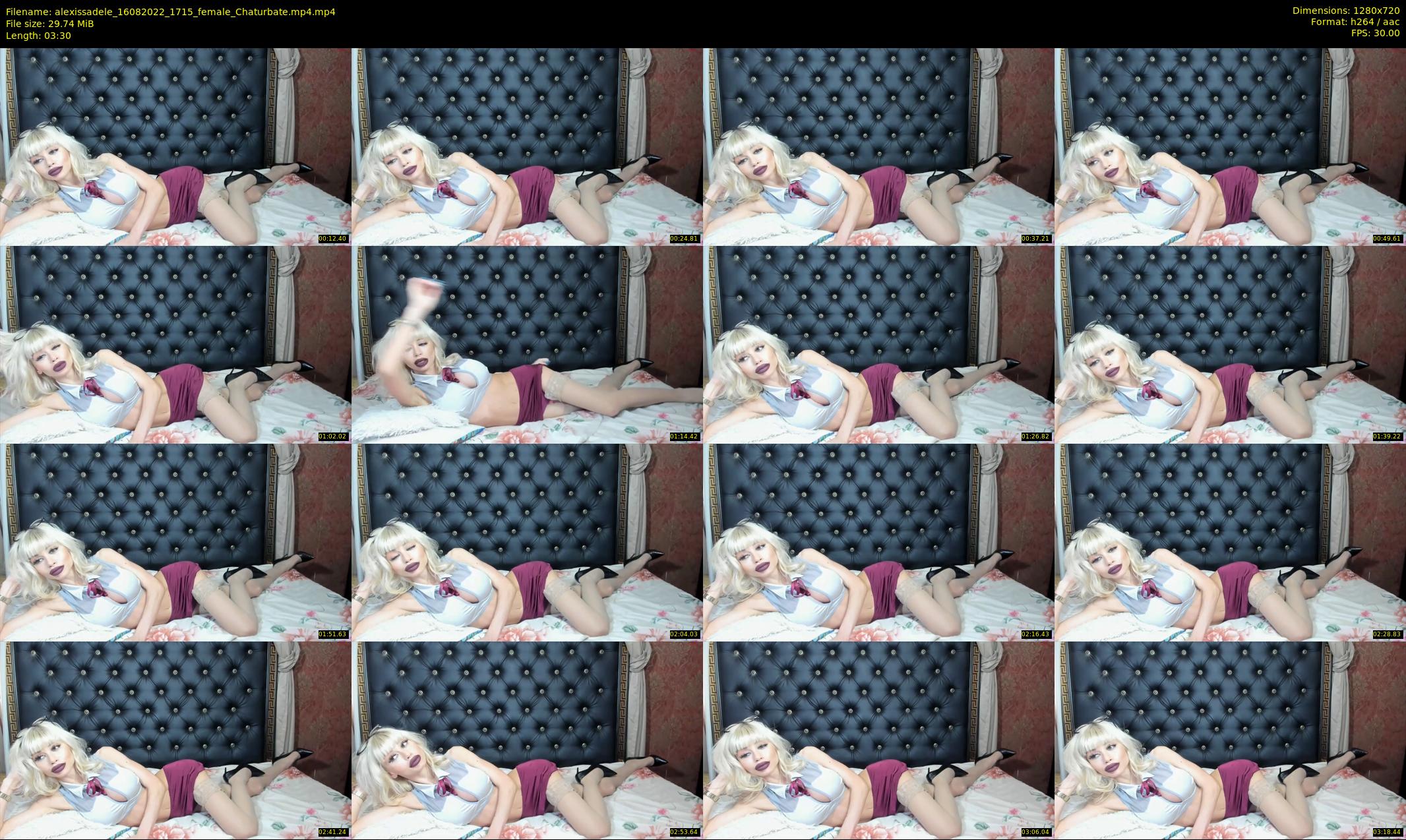 alexissadele — 4 minute Chaturbate female cam show recording, 720p, Aug 16, 2022