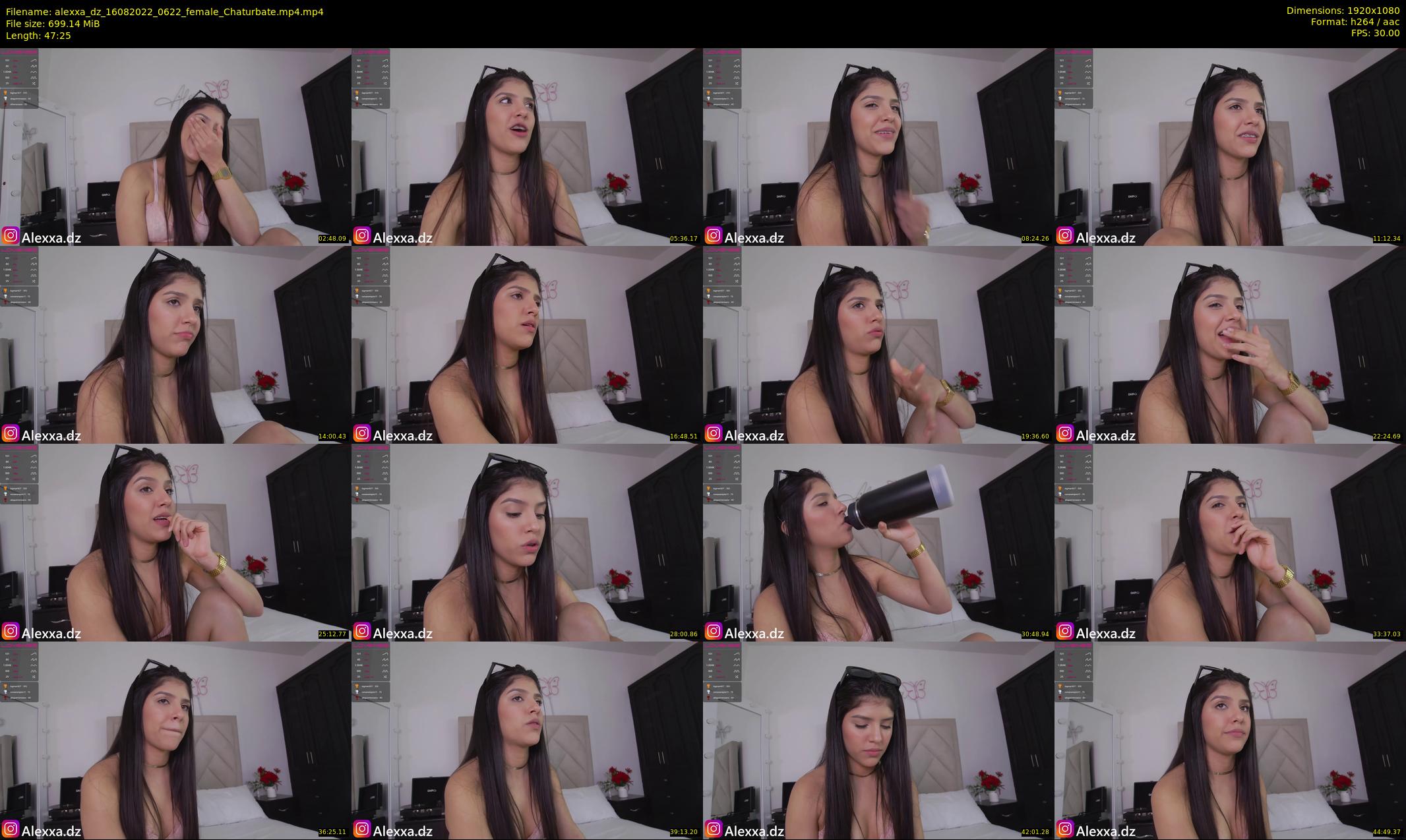 alexxa_dz — 48 minute Chaturbate female cam show recording, 1080p, Aug 16, 2022