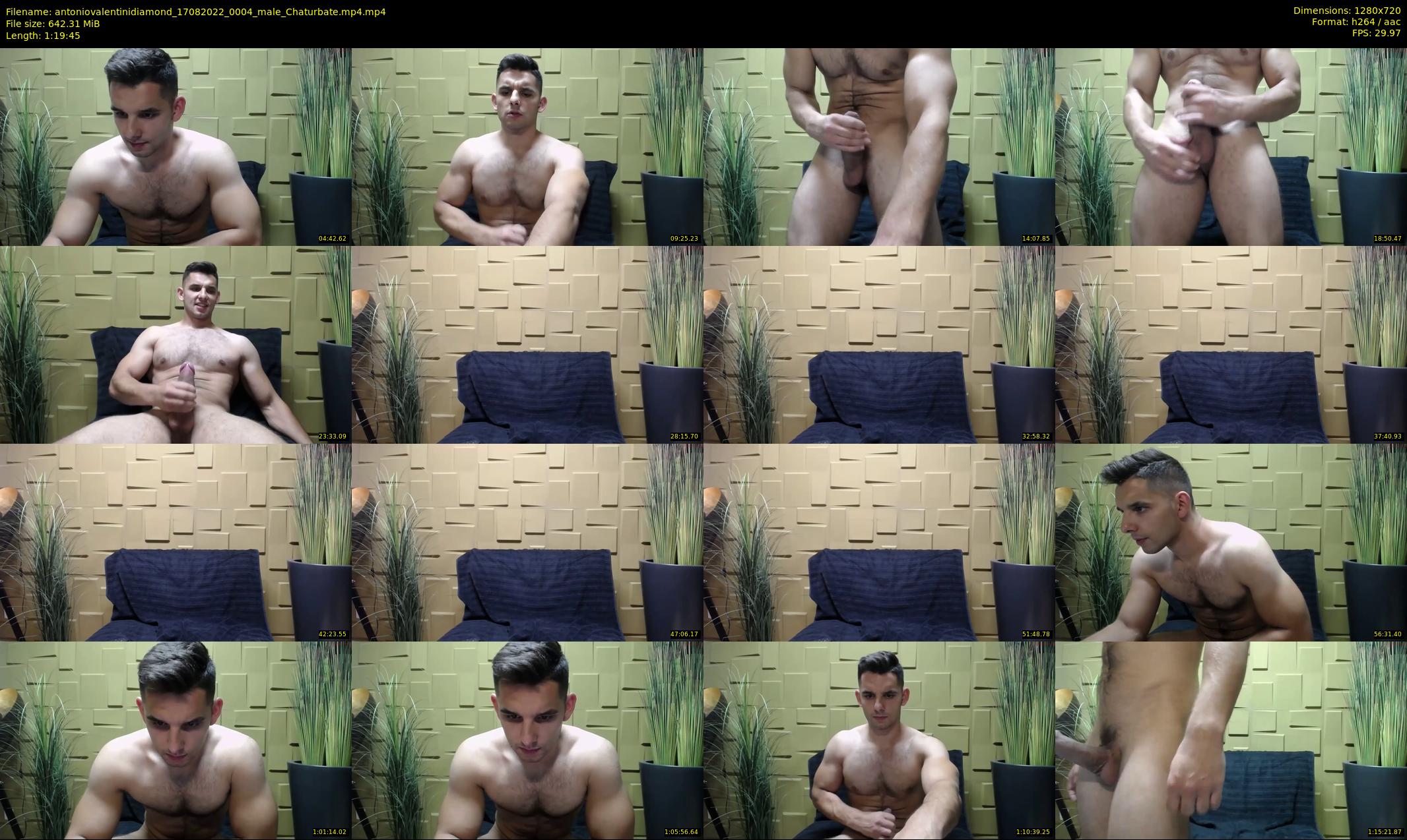 antoniovalentinidiamond — 80 minute Chaturbate male cam show recording, 720p, Aug 17, 2022
