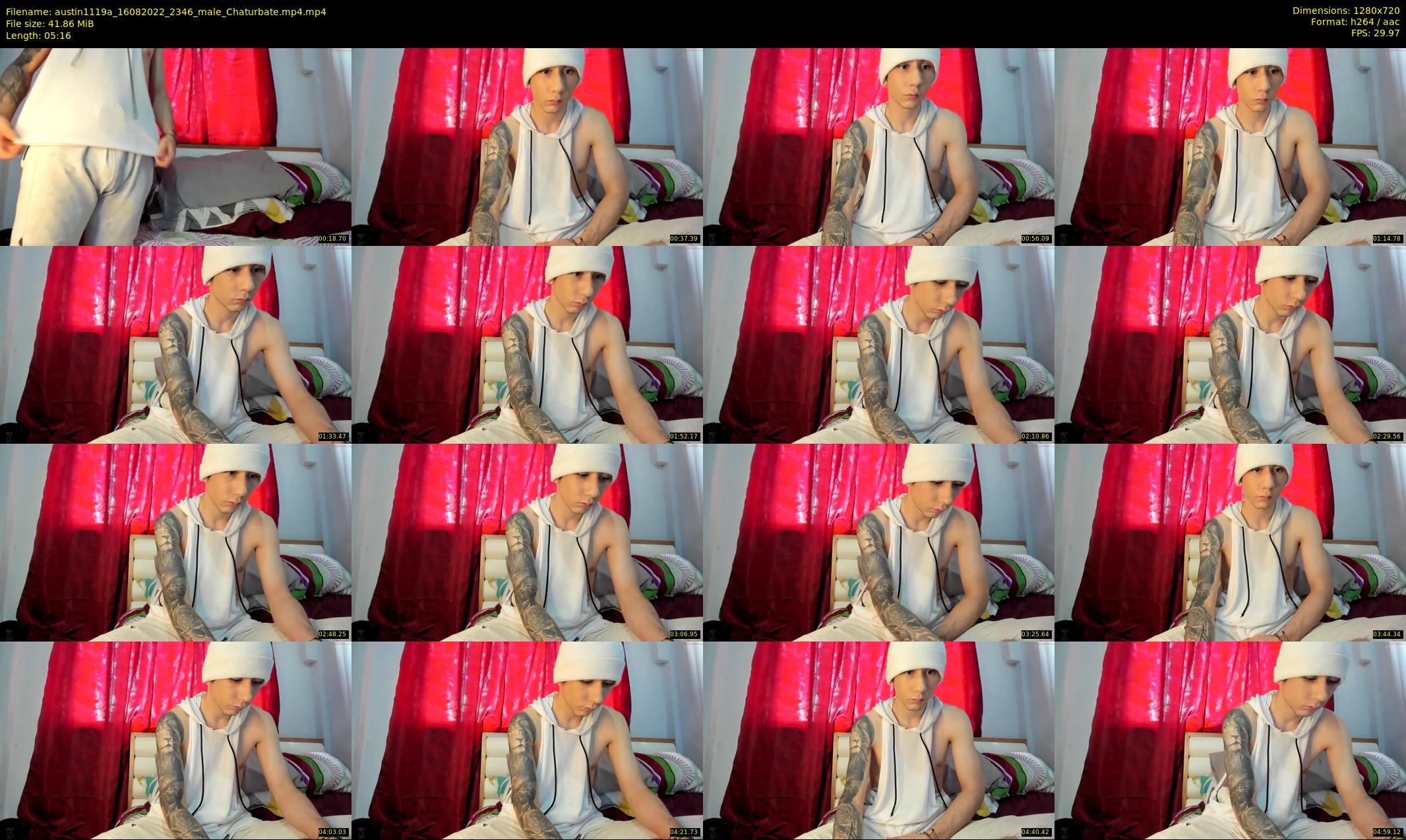 austin1119a — 6 minute Chaturbate male cam show recording, 720p, Aug 16, 2022