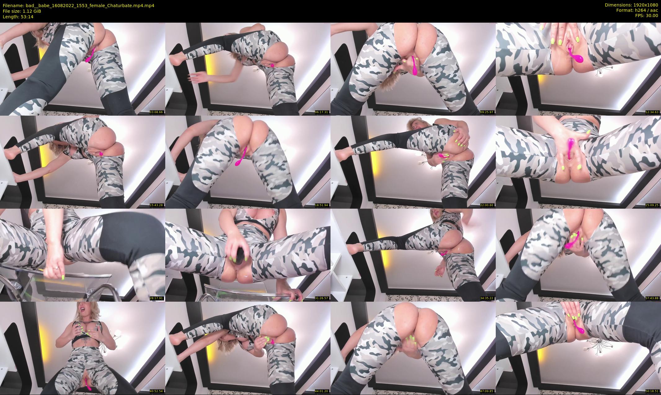 bad__babe — 54 minute Chaturbate female cam show recording, 1080p, Aug 16, 2022