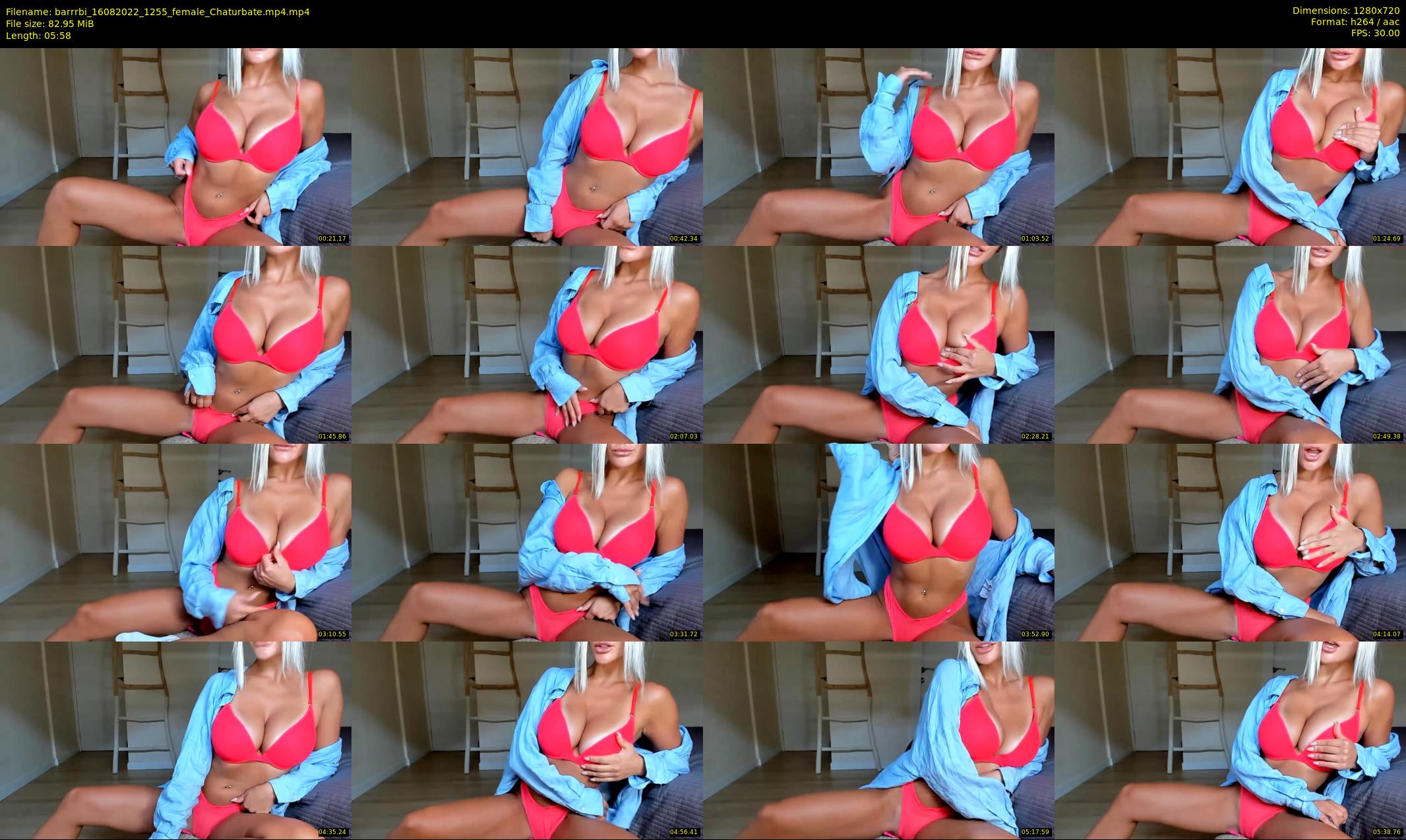 barrrbi — 6 minute Chaturbate female cam show recording, 720p, Aug 16, 2022
