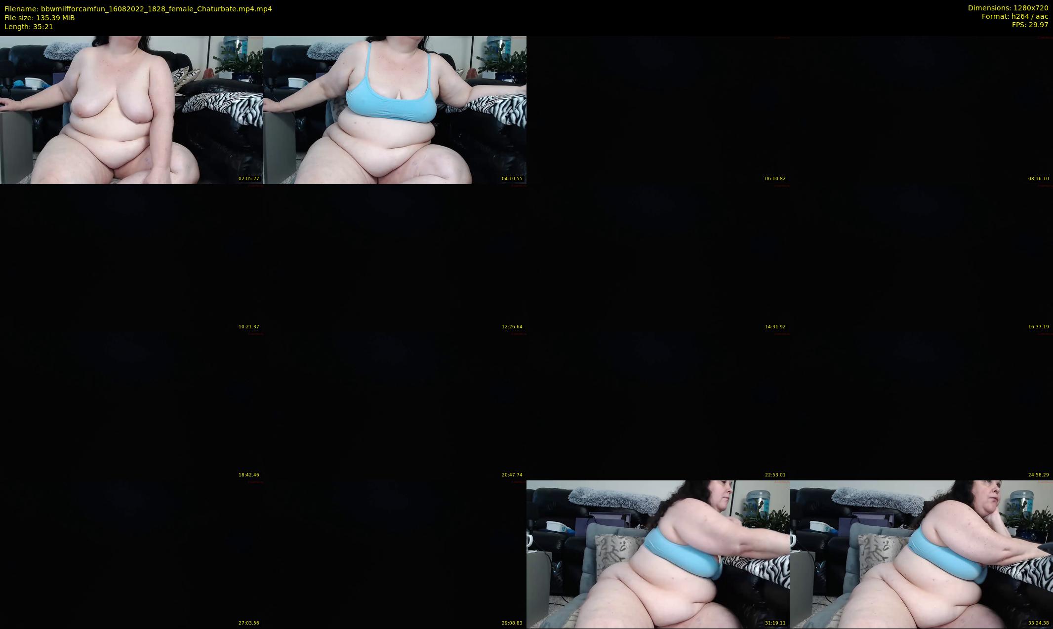 bbwmilfforcamfun — 36 minute Chaturbate female cam show recording, 720p, Aug 16, 2022