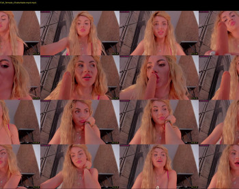 blondebab3 — 8 minute Chaturbate female cam show recording, 1080p, Aug 16, 2022