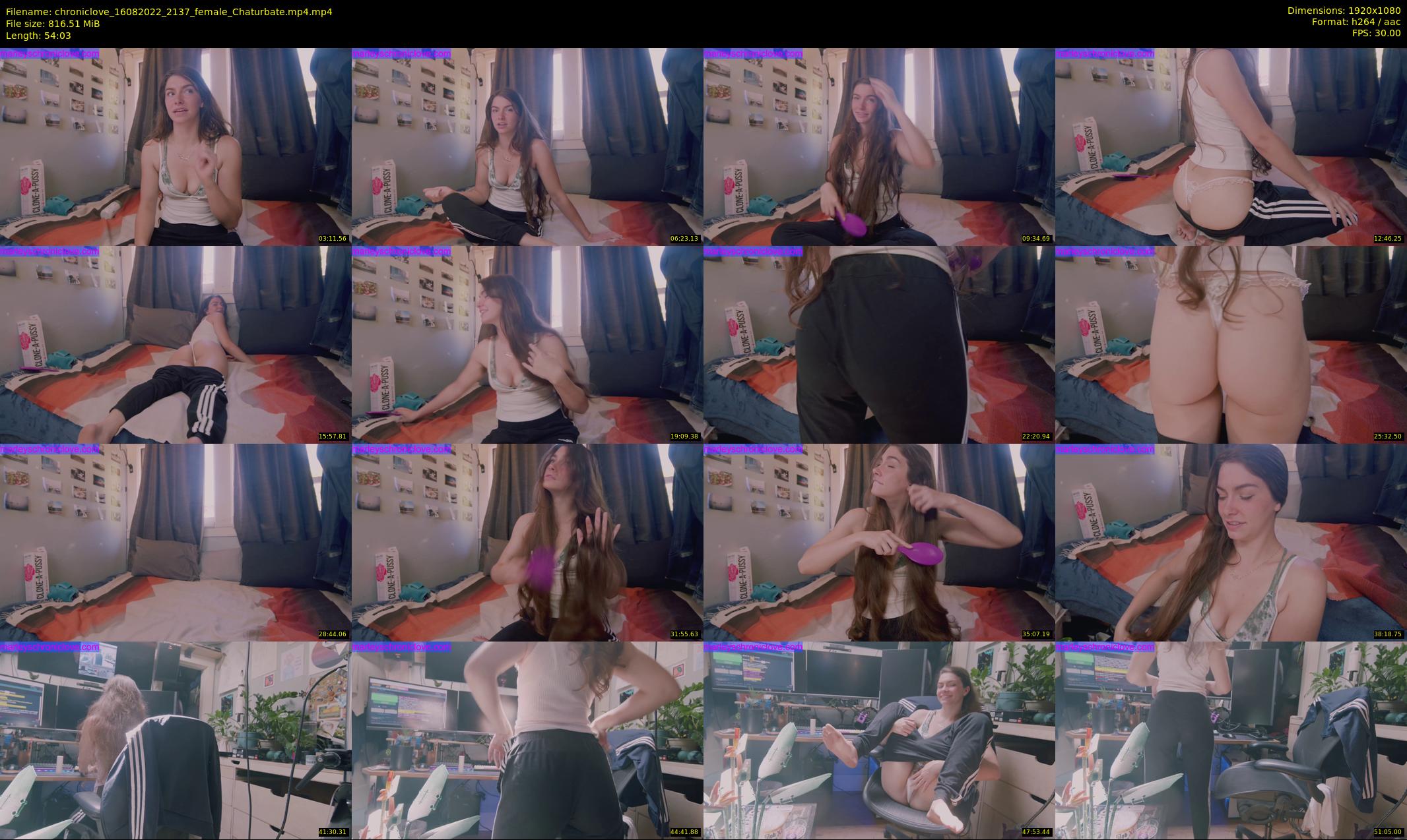 chroniclove — 55 minute Chaturbate female cam show recording, 1080p, Aug 16, 2022
