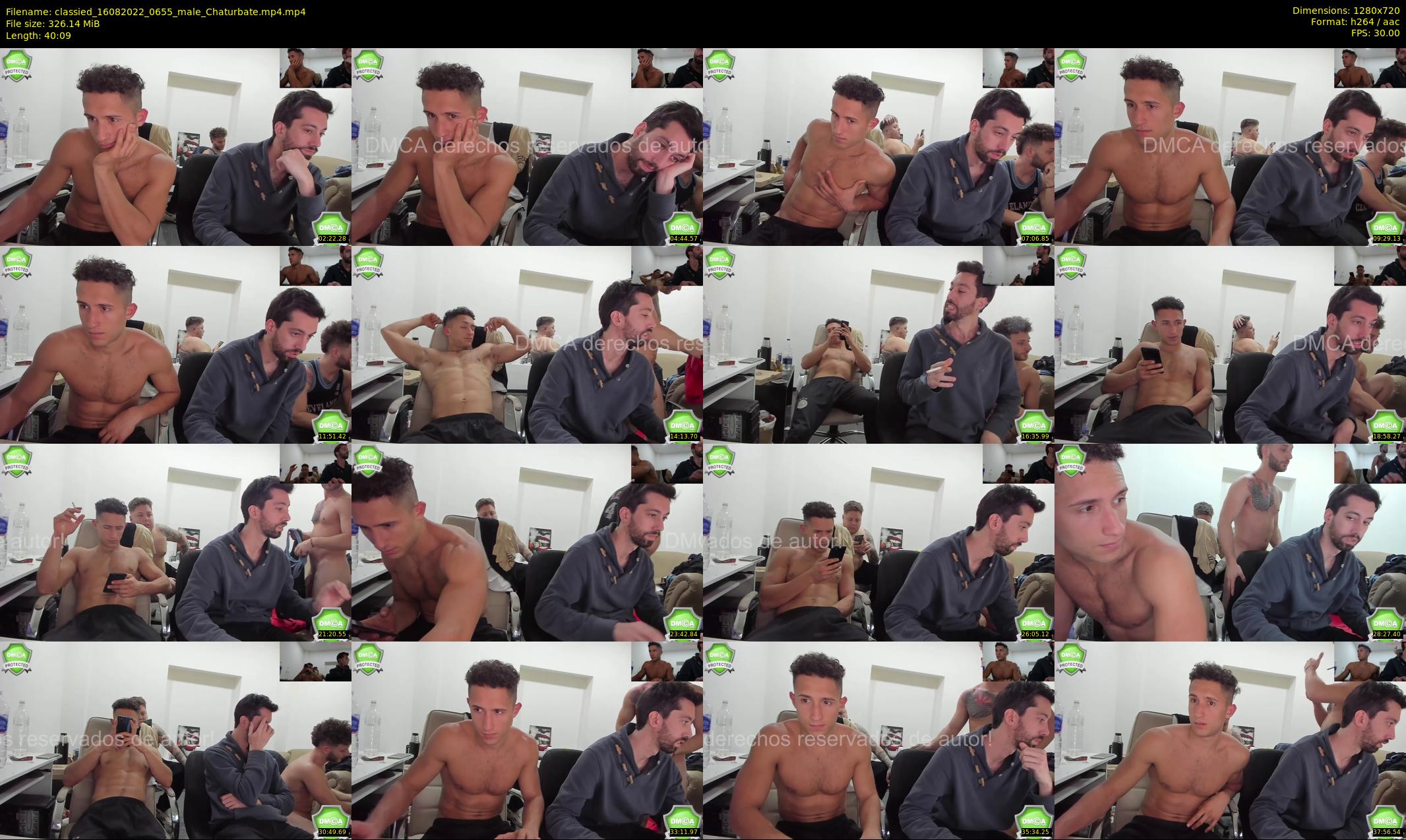 classied — 41 minute Chaturbate male cam show recording, 720p, Aug 16, 2022