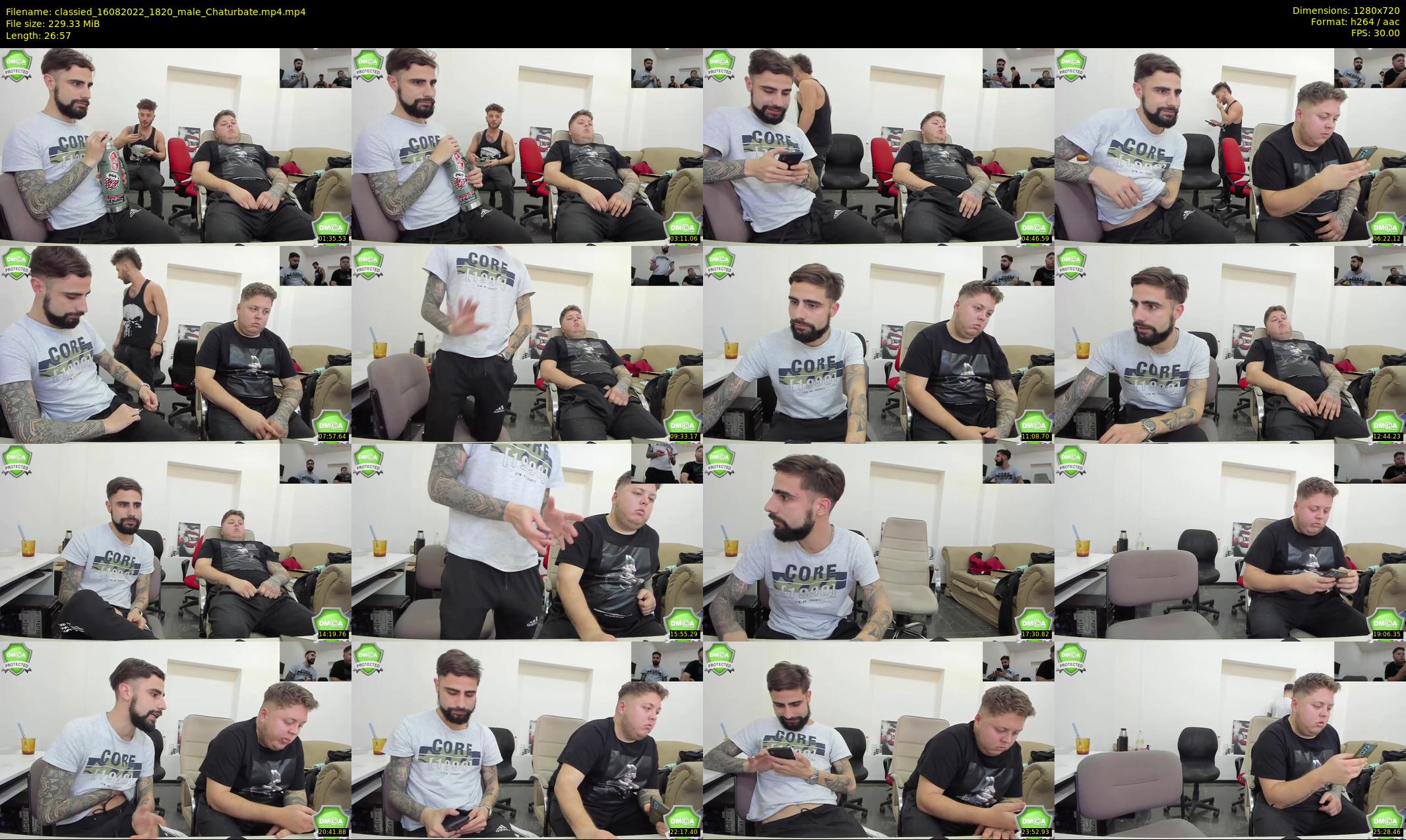 classied — 27 minute Chaturbate male cam show recording, 720p, Aug 16, 2022