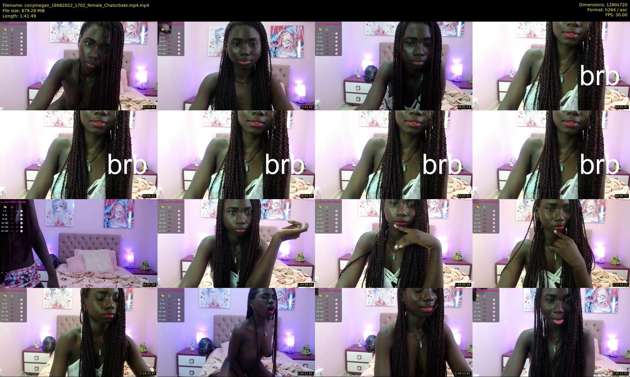 conymegan — 102 minute Chaturbate female cam show recording, 720p, Aug 16, 2022