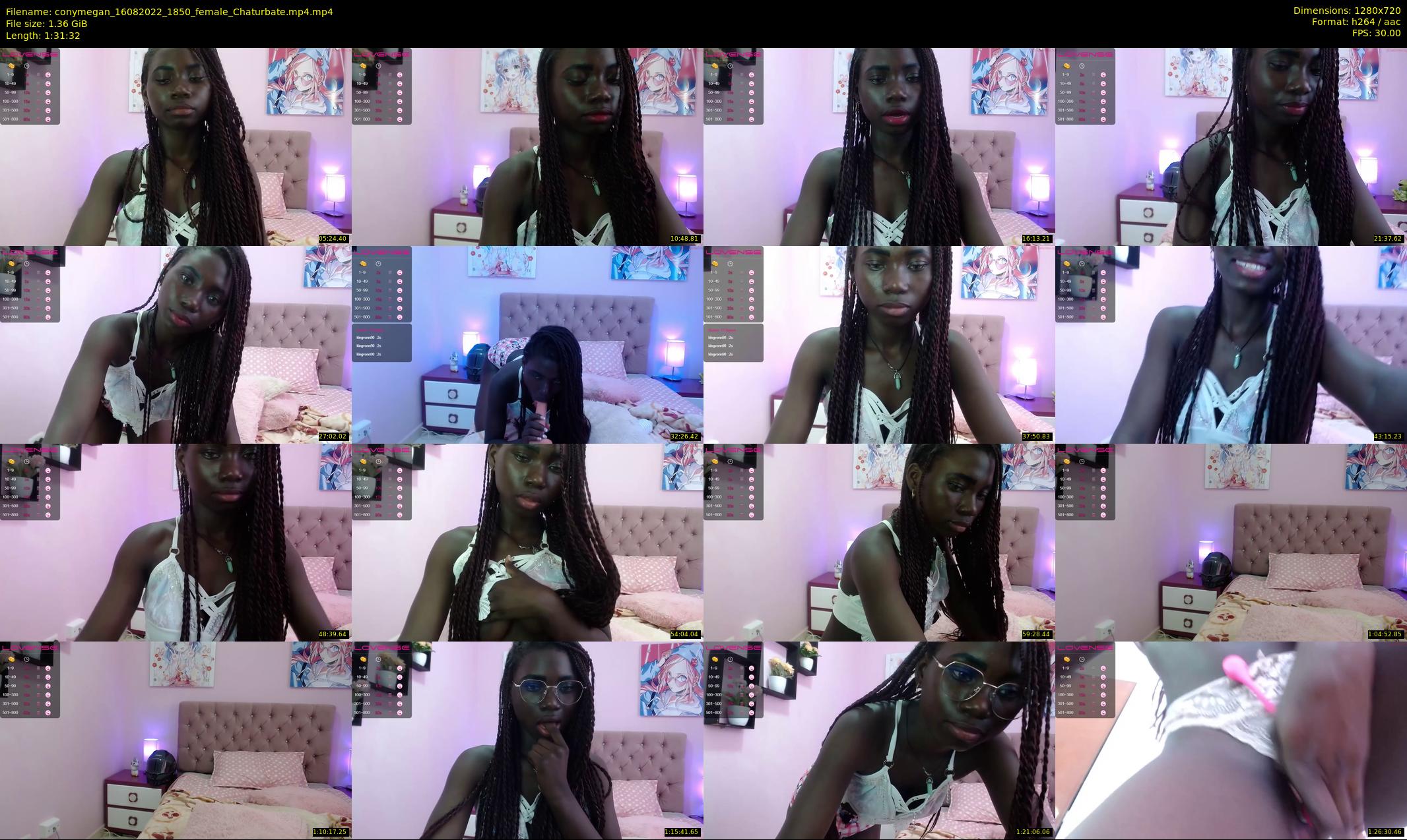 conymegan — 92 minute Chaturbate female cam show recording, 720p, Aug 16, 2022
