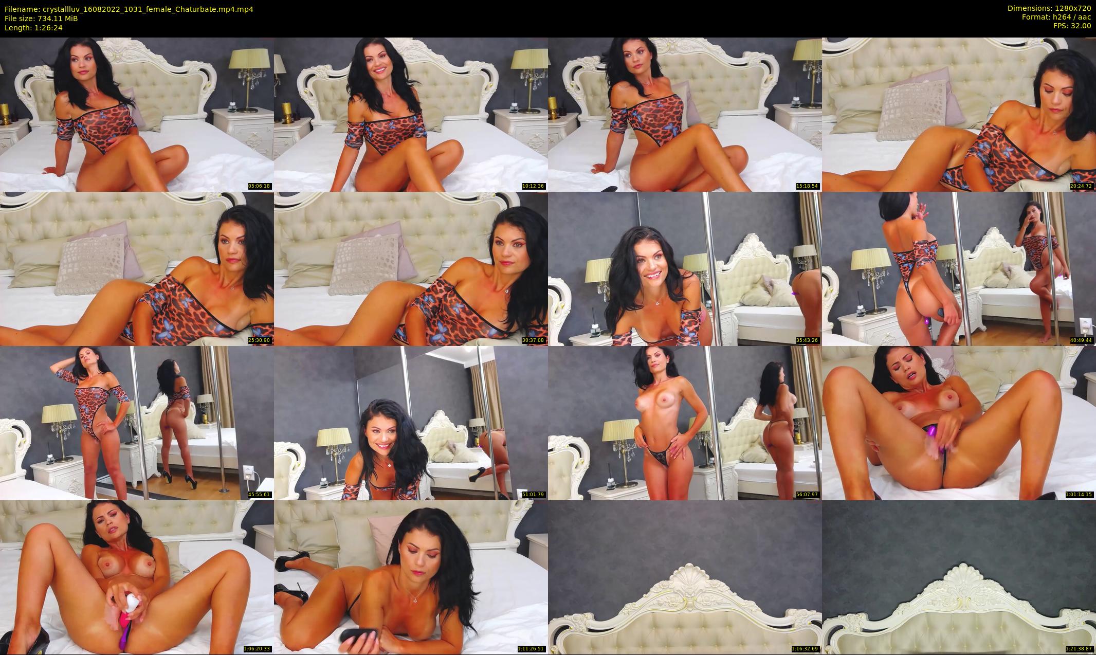 crystallluv — 87 minute Chaturbate female cam show recording, 720p, Aug 16, 2022