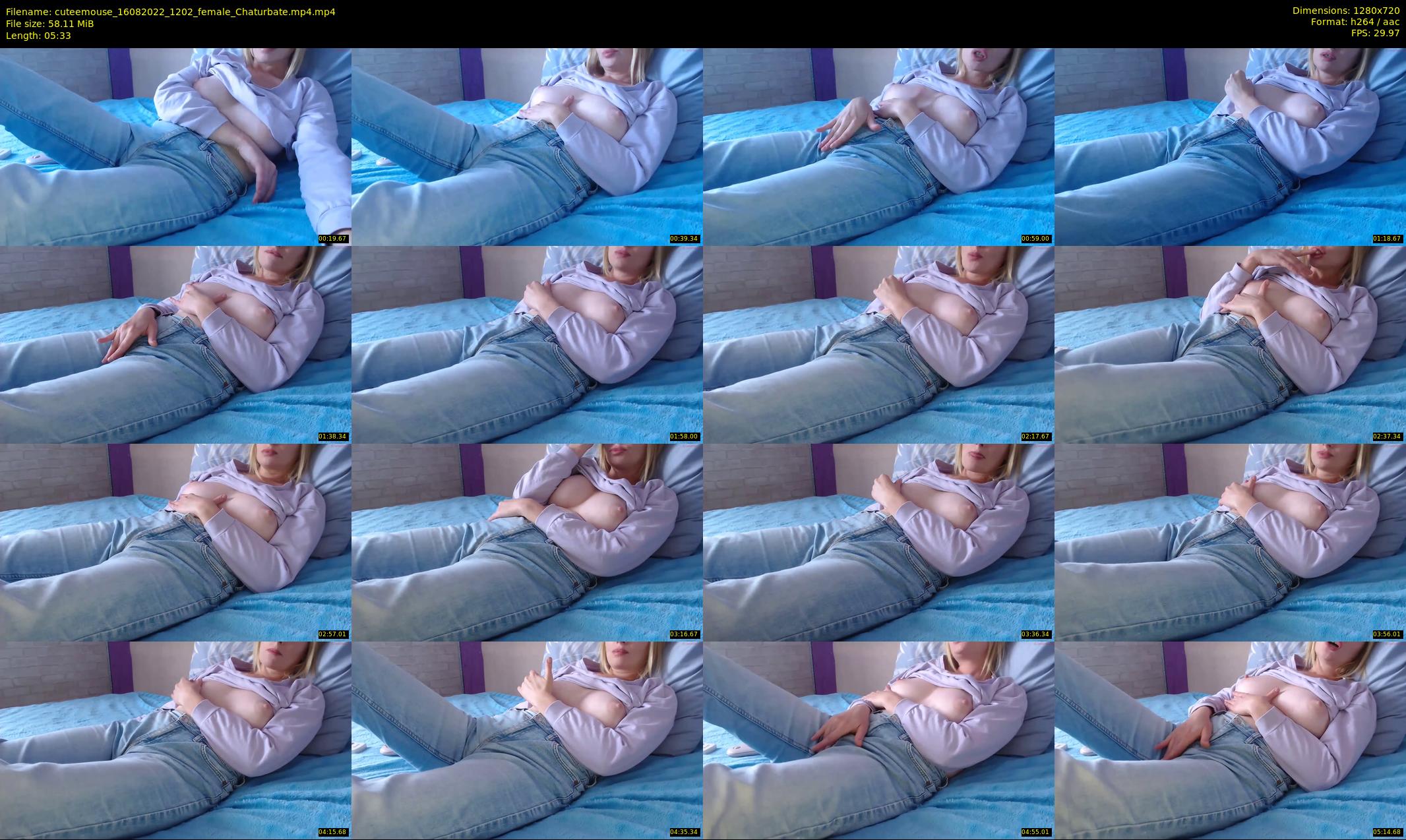 cuteemouse — 6 minute Chaturbate female cam show recording, 720p, Aug 16, 2022