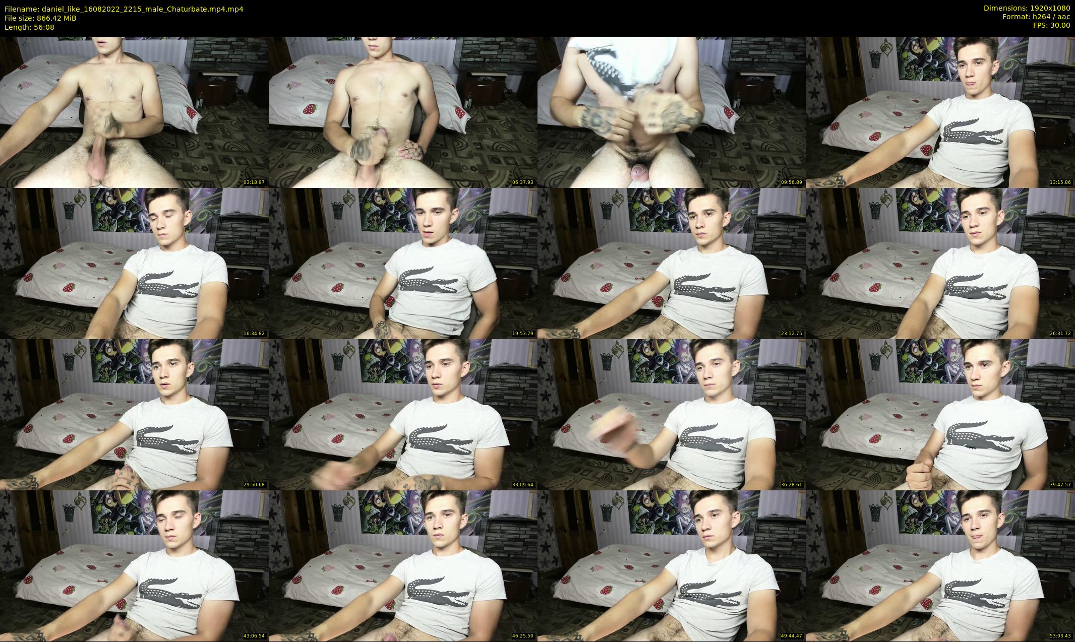 daniel_like — 57 minute Chaturbate male cam show recording, 1080p, Aug 16, 2022