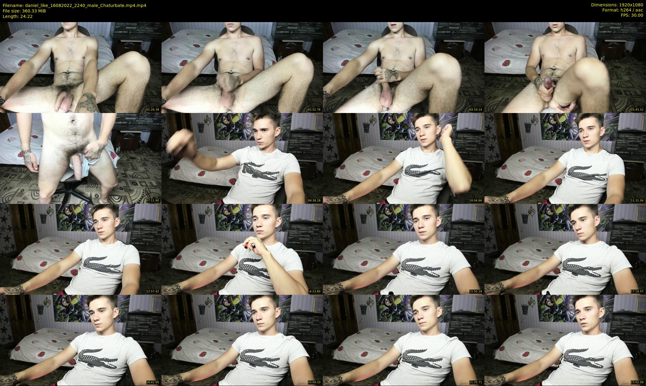 daniel_like — 25 minute Chaturbate male cam show recording, 1080p, Aug 16, 2022