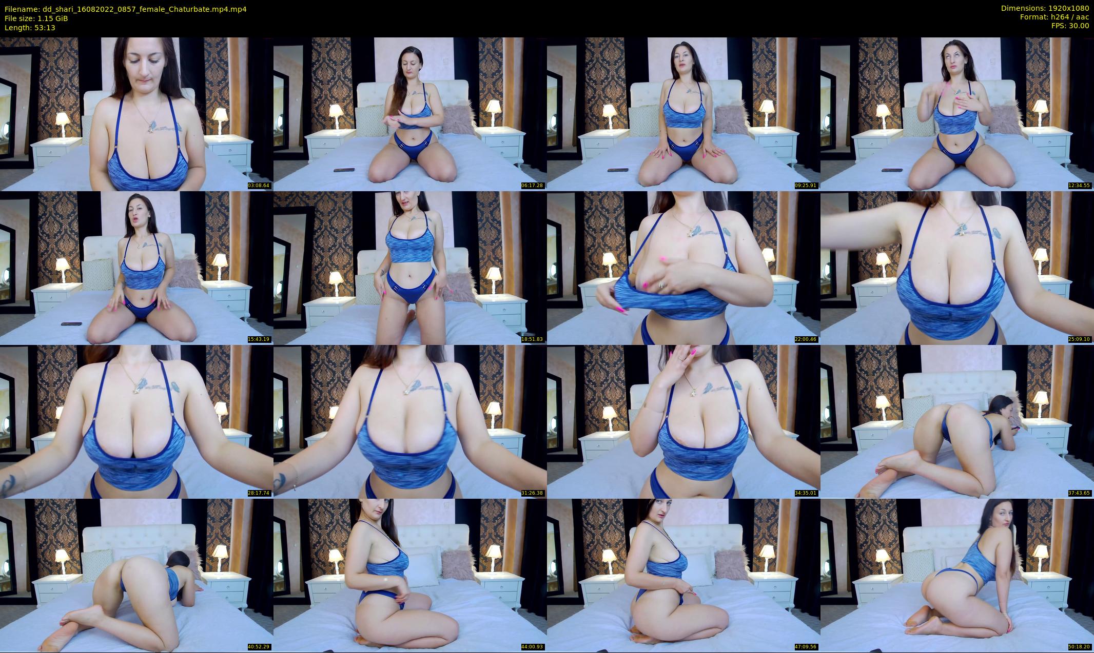 dd_shari — 54 minute Chaturbate female cam show recording, 1080p, Aug 16, 2022