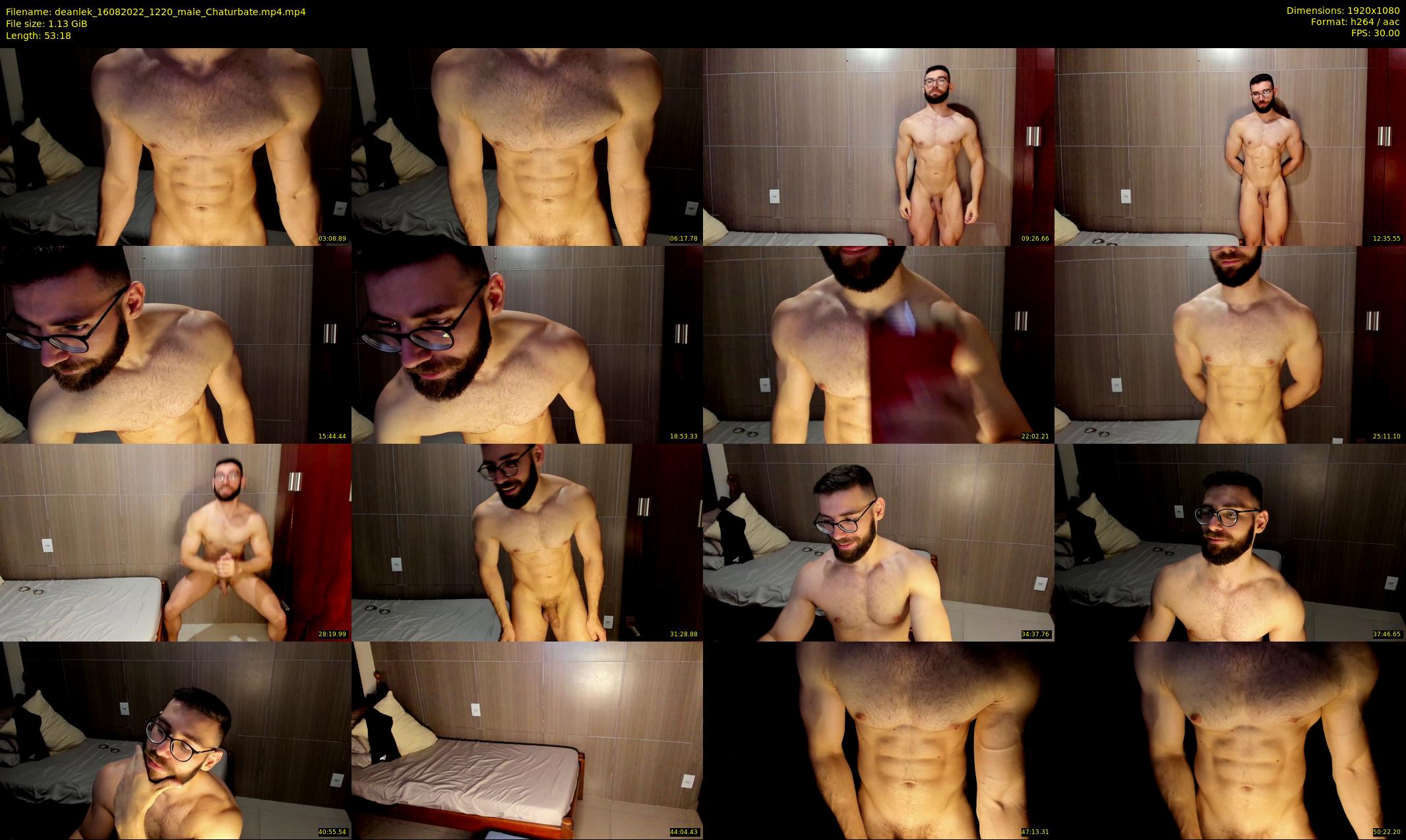 deanlek — 54 minute Chaturbate male cam show recording, 1080p, Aug 16, 2022