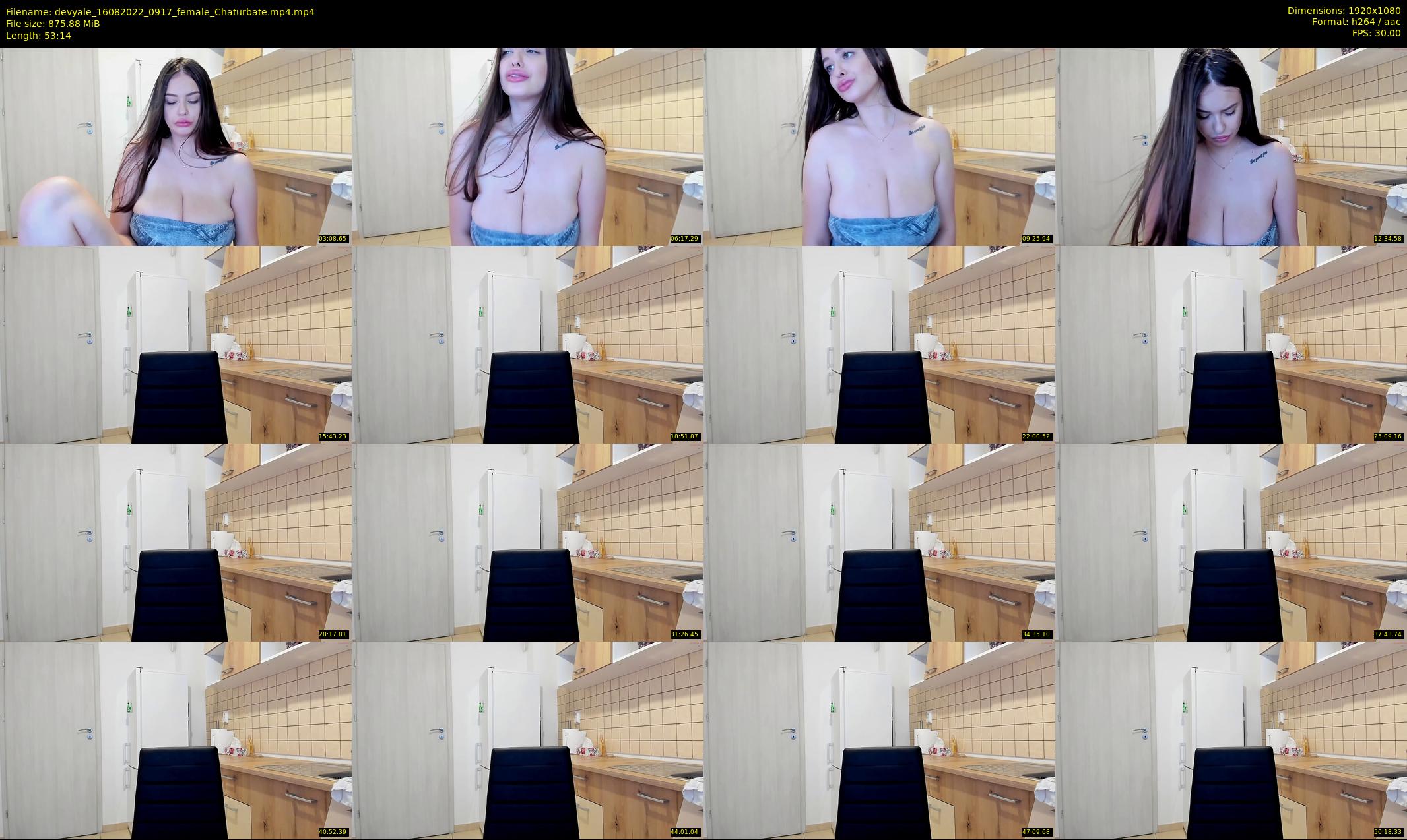 devyale — 54 minute Chaturbate female cam show recording, 1080p, Aug 16, 2022