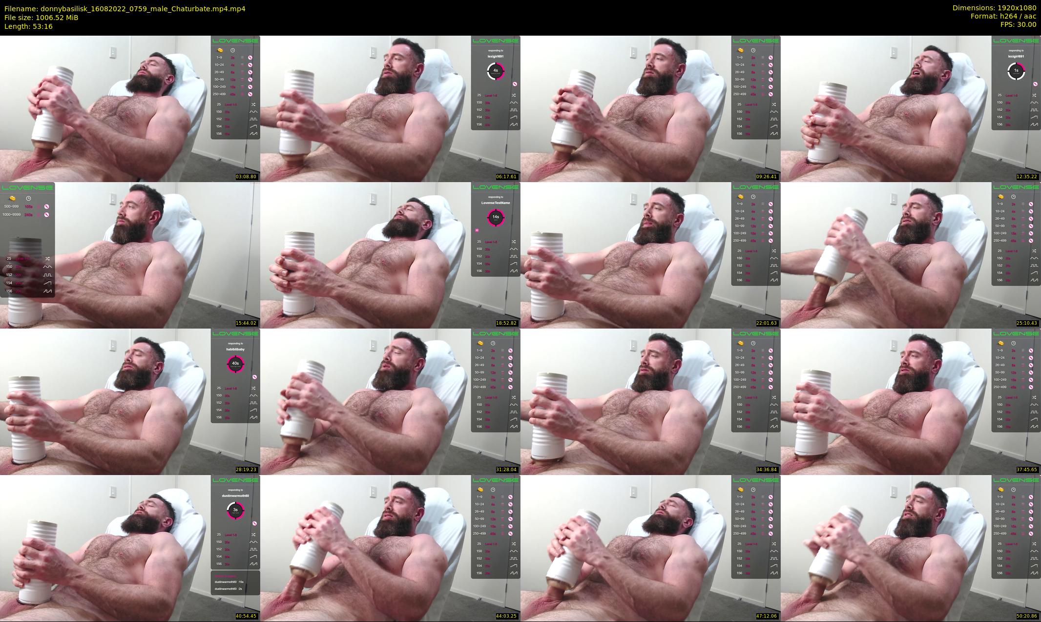 donnybasilisk — 54 minute Chaturbate male cam show recording, 1080p, Aug 16, 2022