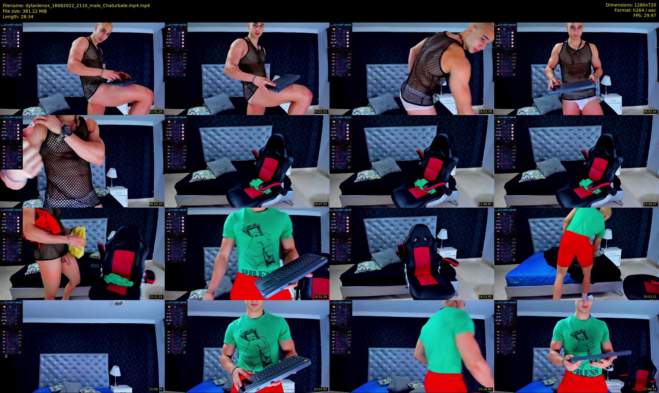dylanlenox — 29 minute Chaturbate male cam show recording, 720p, Aug 16, 2022