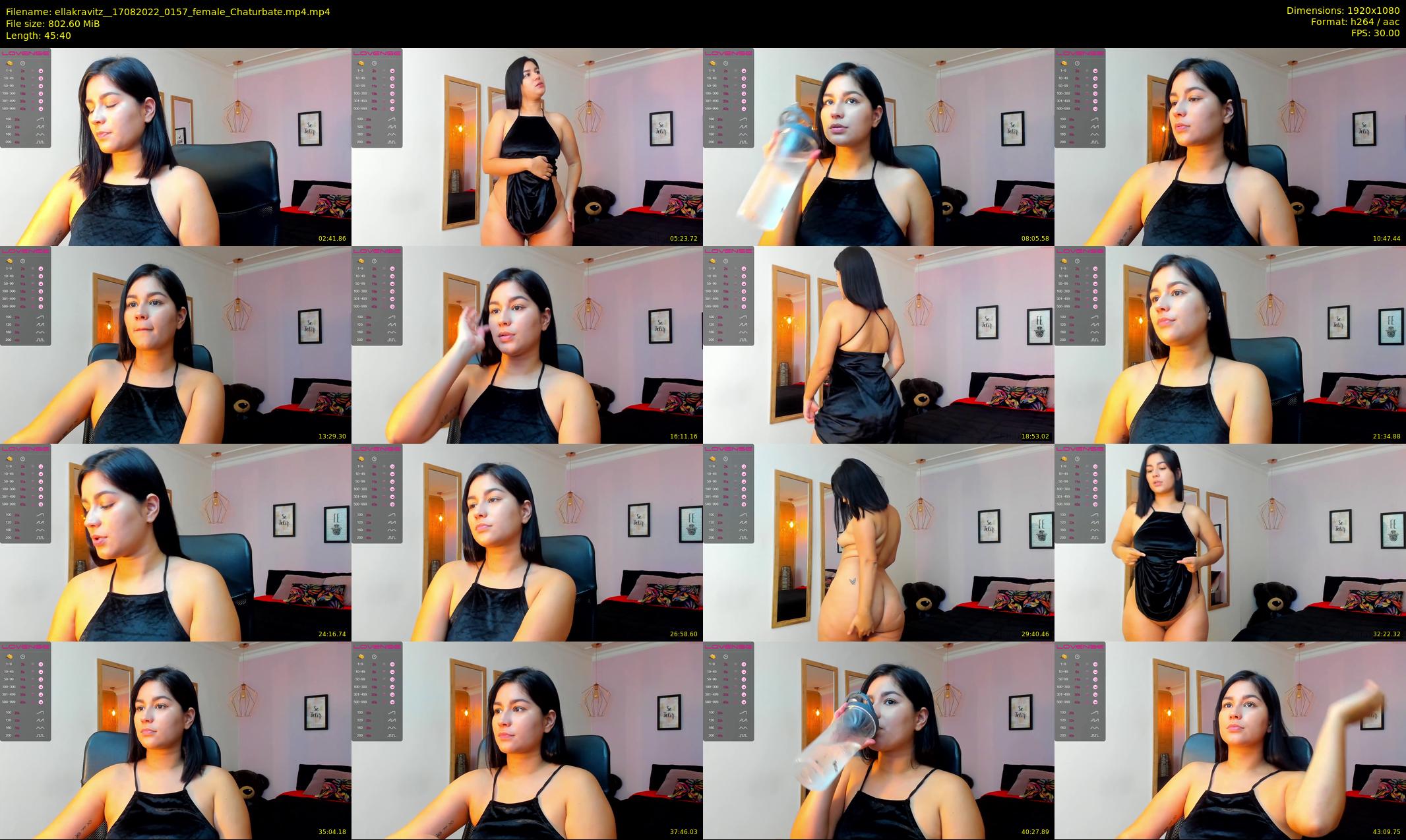 ellakravitz_ — 46 minute Chaturbate female cam show recording, 1080p, Aug 17, 2022