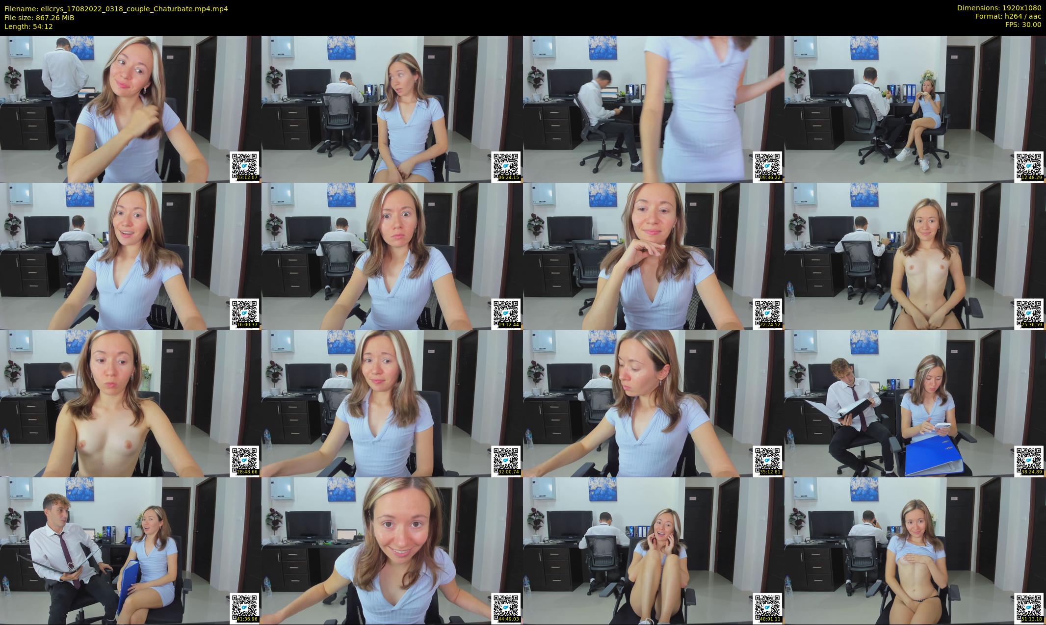 ellcrys — 55 minute Chaturbate couple cam show recording, 1080p, Aug 17, 2022