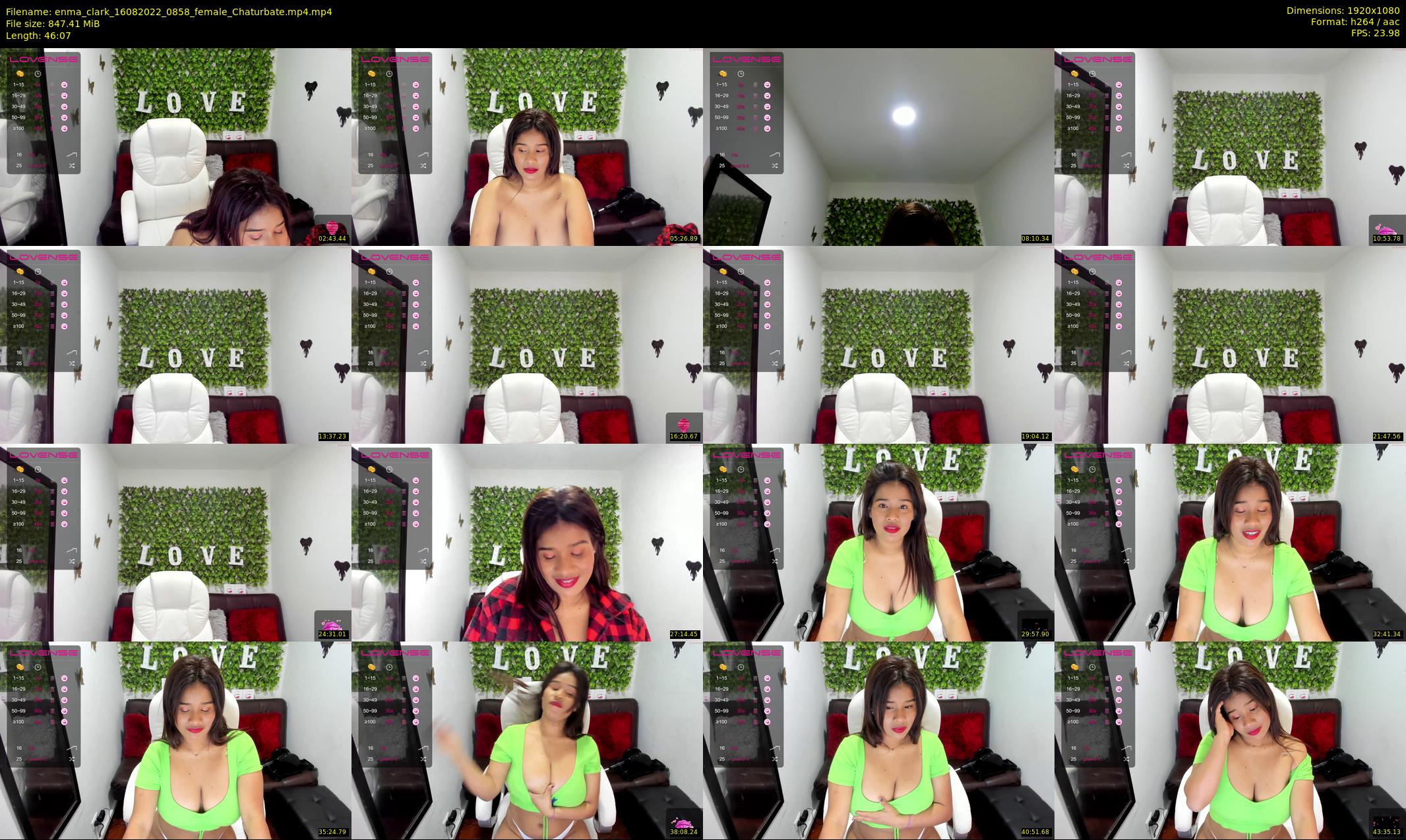 enma_clark — 47 minute Chaturbate female cam show recording, 1080p, Aug 16, 2022