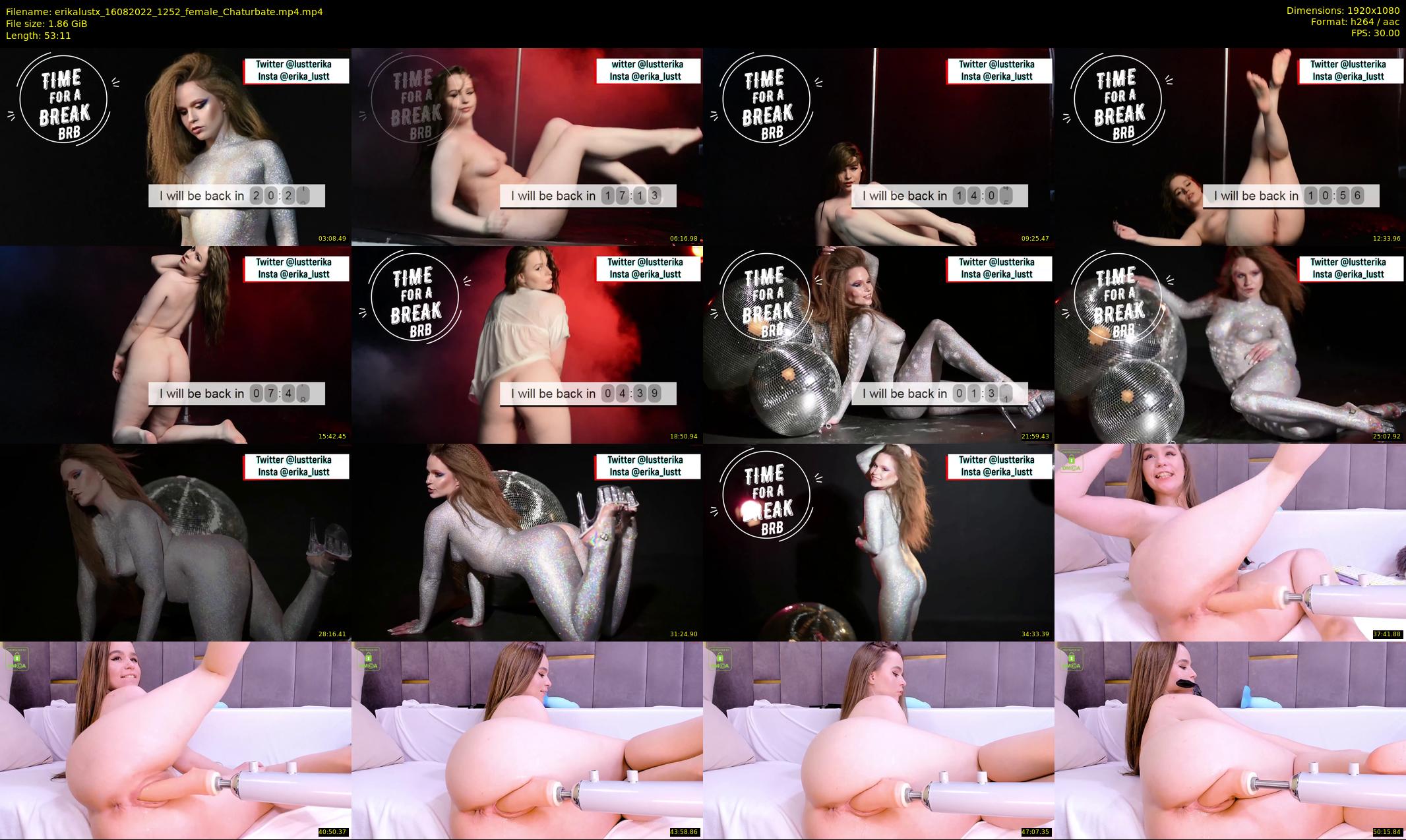 erikalustx — 54 minute Chaturbate female cam show recording, 1080p, Aug 16, 2022