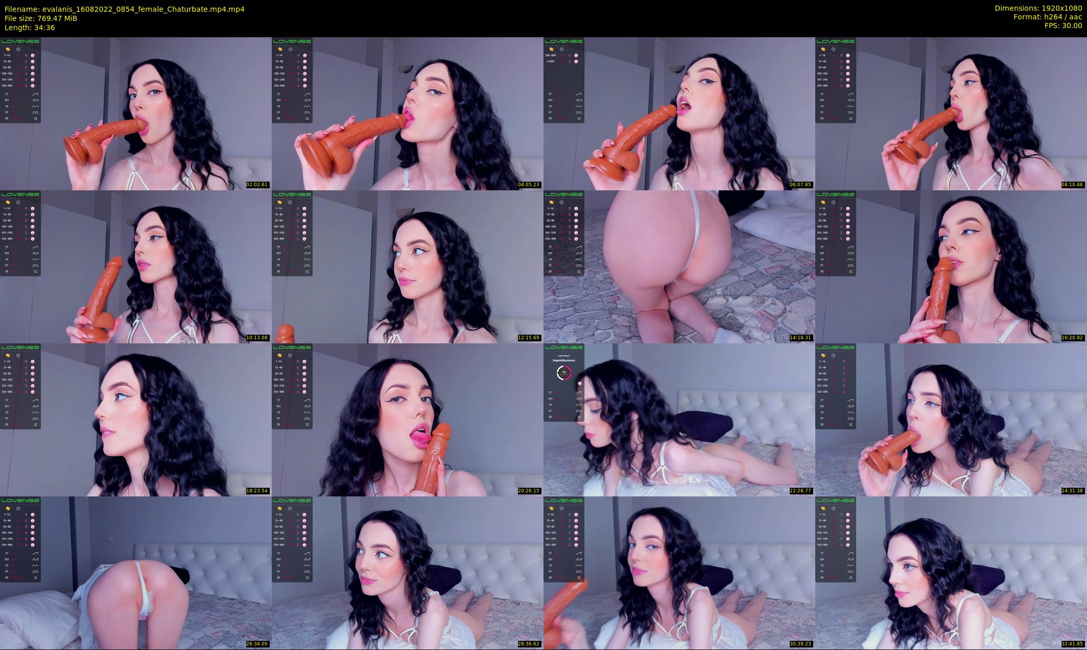 evalanis — 35 minute Chaturbate couple cam show recording, 1080p, Aug 16, 2022