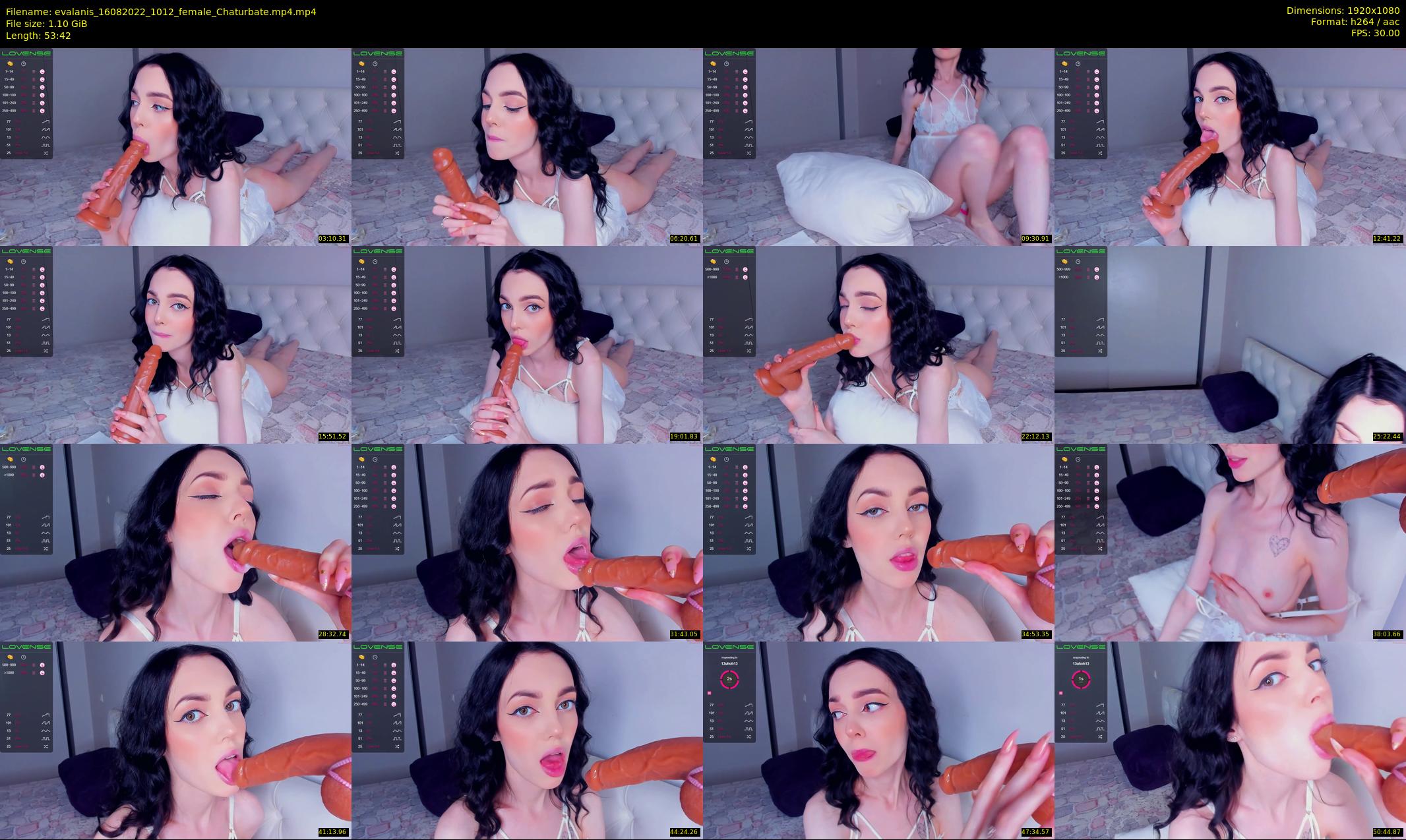 evalanis — 54 minute Chaturbate couple cam show recording, 1080p, Aug 16, 2022
