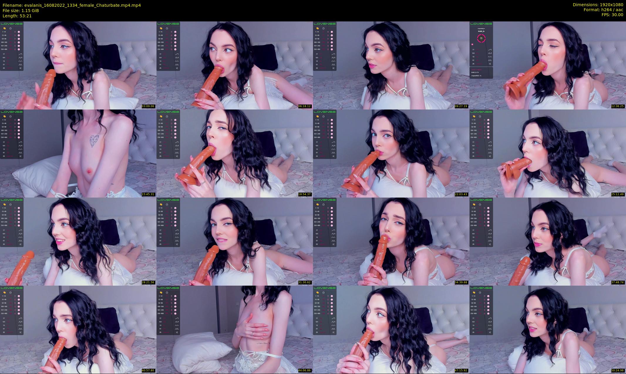 evalanis — 54 minute Chaturbate couple cam show recording, 1080p, Aug 16, 2022