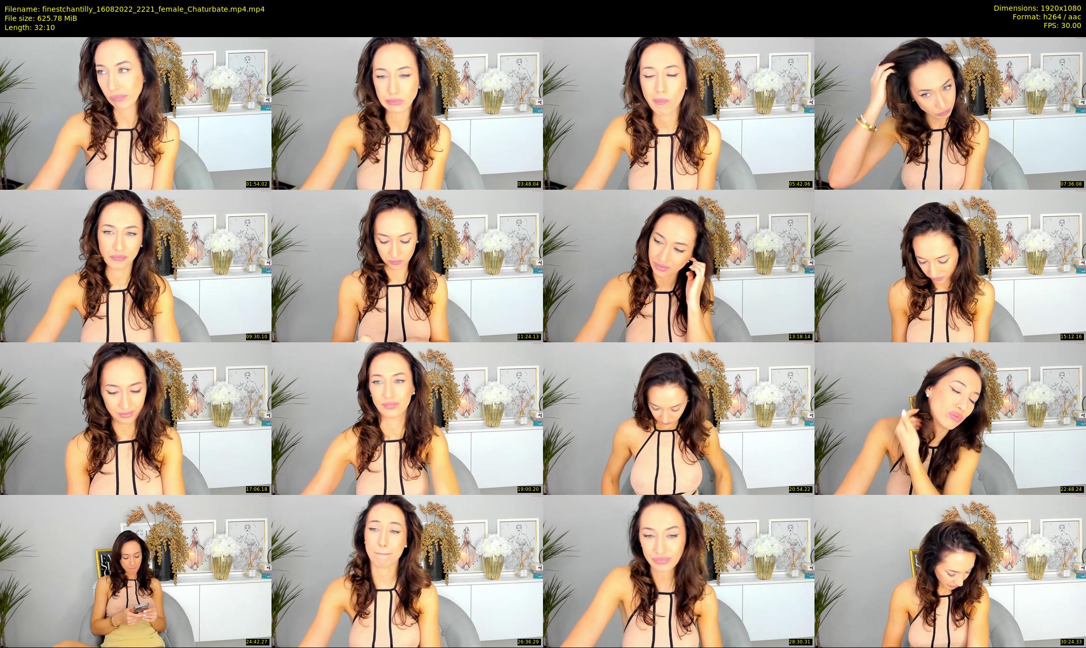 finestchantilly — 33 minute Chaturbate female cam show recording, 1080p, Aug 16, 2022