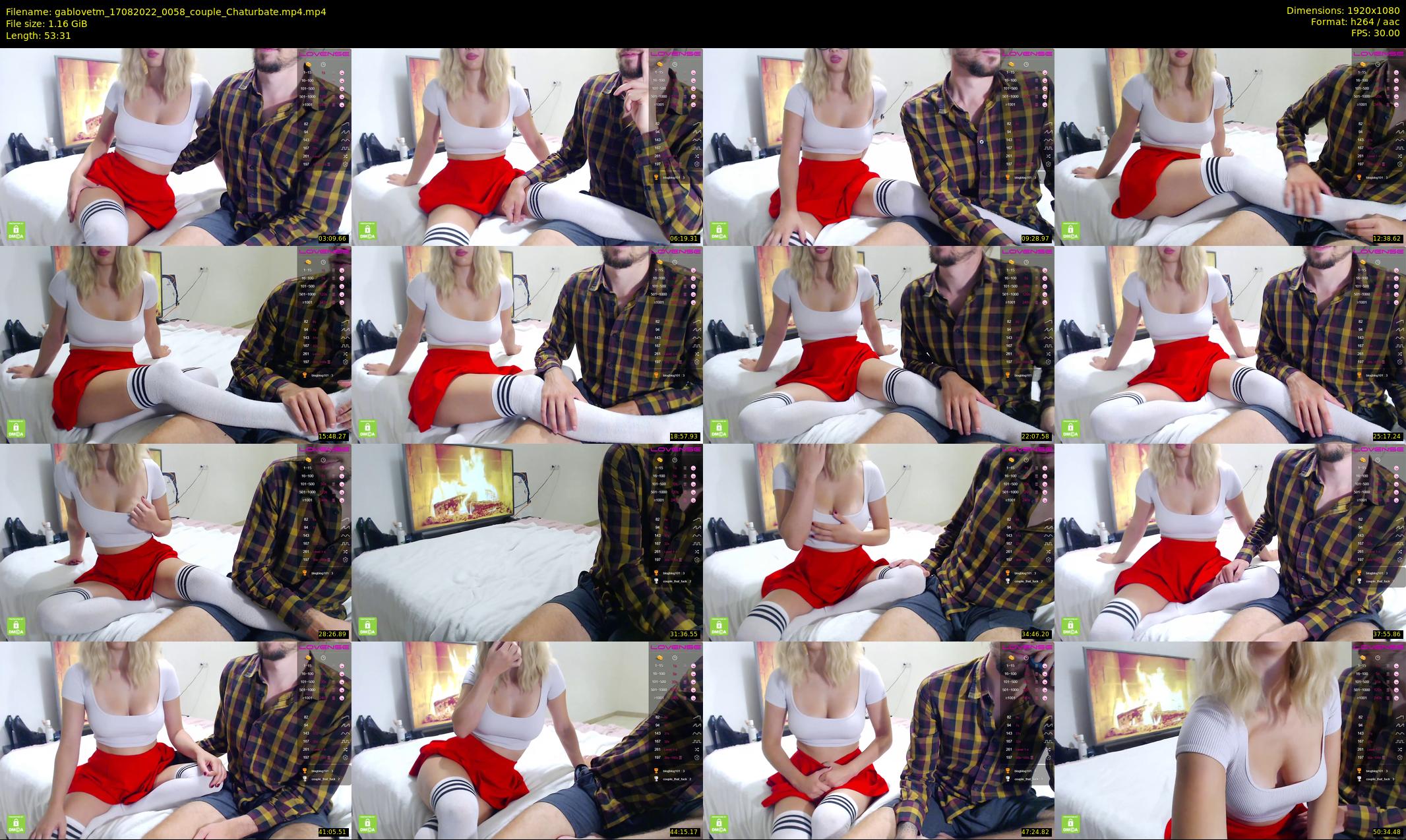 gablovetm — 54 minute Chaturbate couple cam show recording, 1080p, Aug 17, 2022