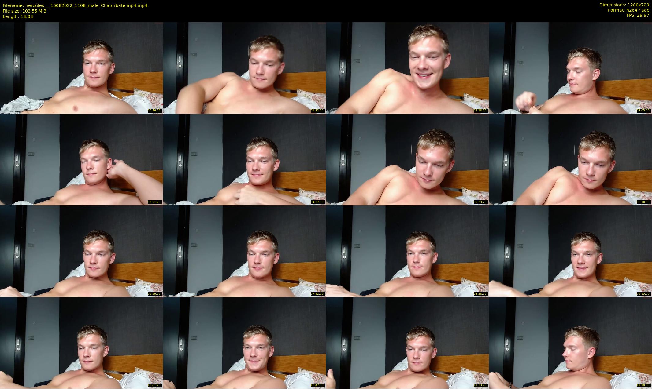 hercules__ — 14 minute Chaturbate male cam show recording, 720p, Aug 16, 2022