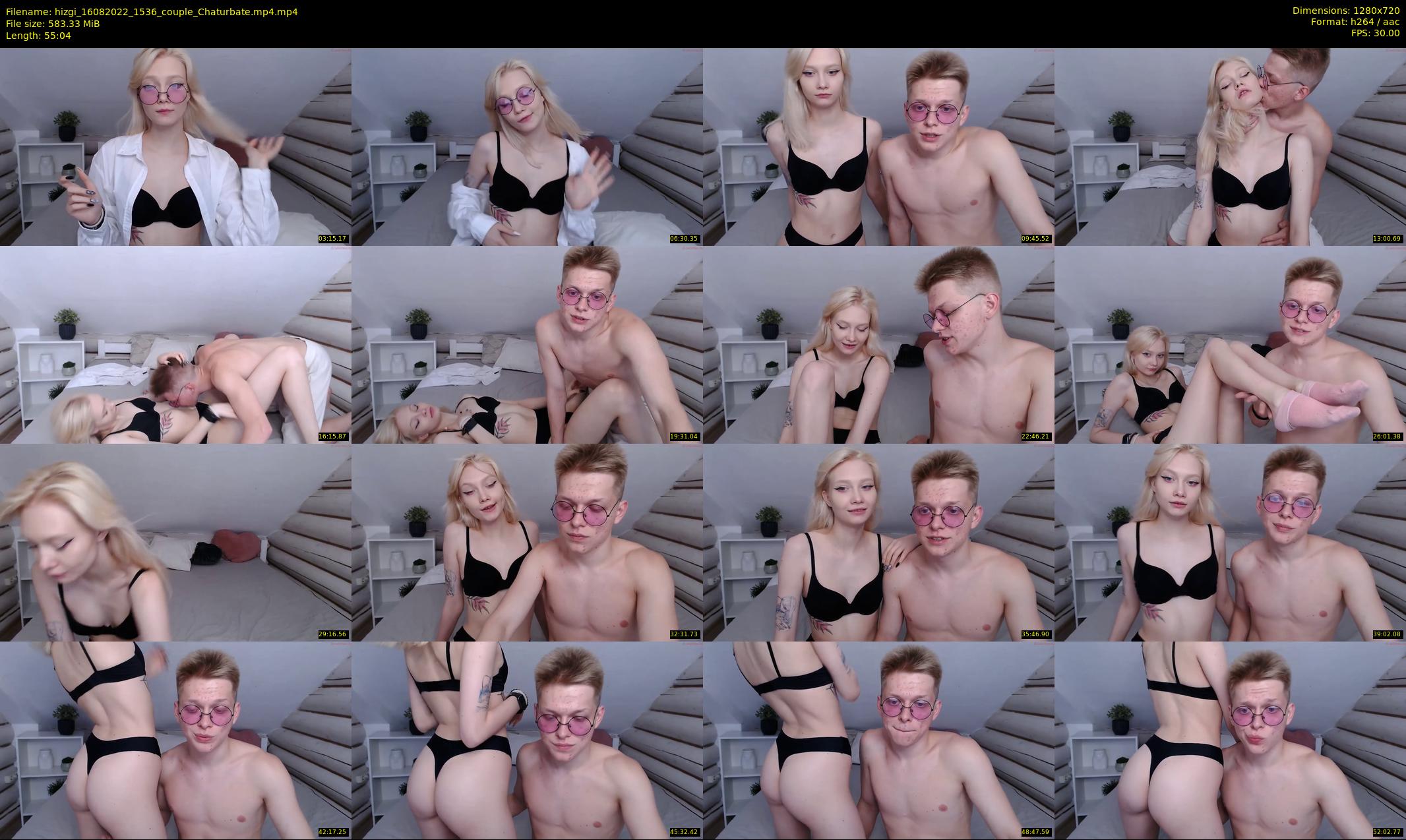 hizgi — 56 minute Chaturbate couple cam show recording, 720p, Aug 16, 2022