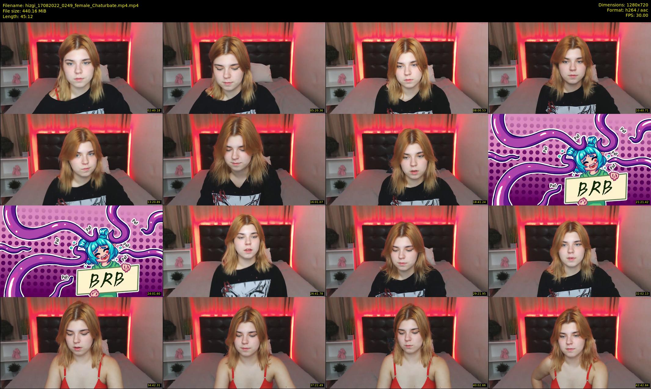 hizgi — 46 minute Chaturbate couple cam show recording, 720p, Aug 17, 2022
