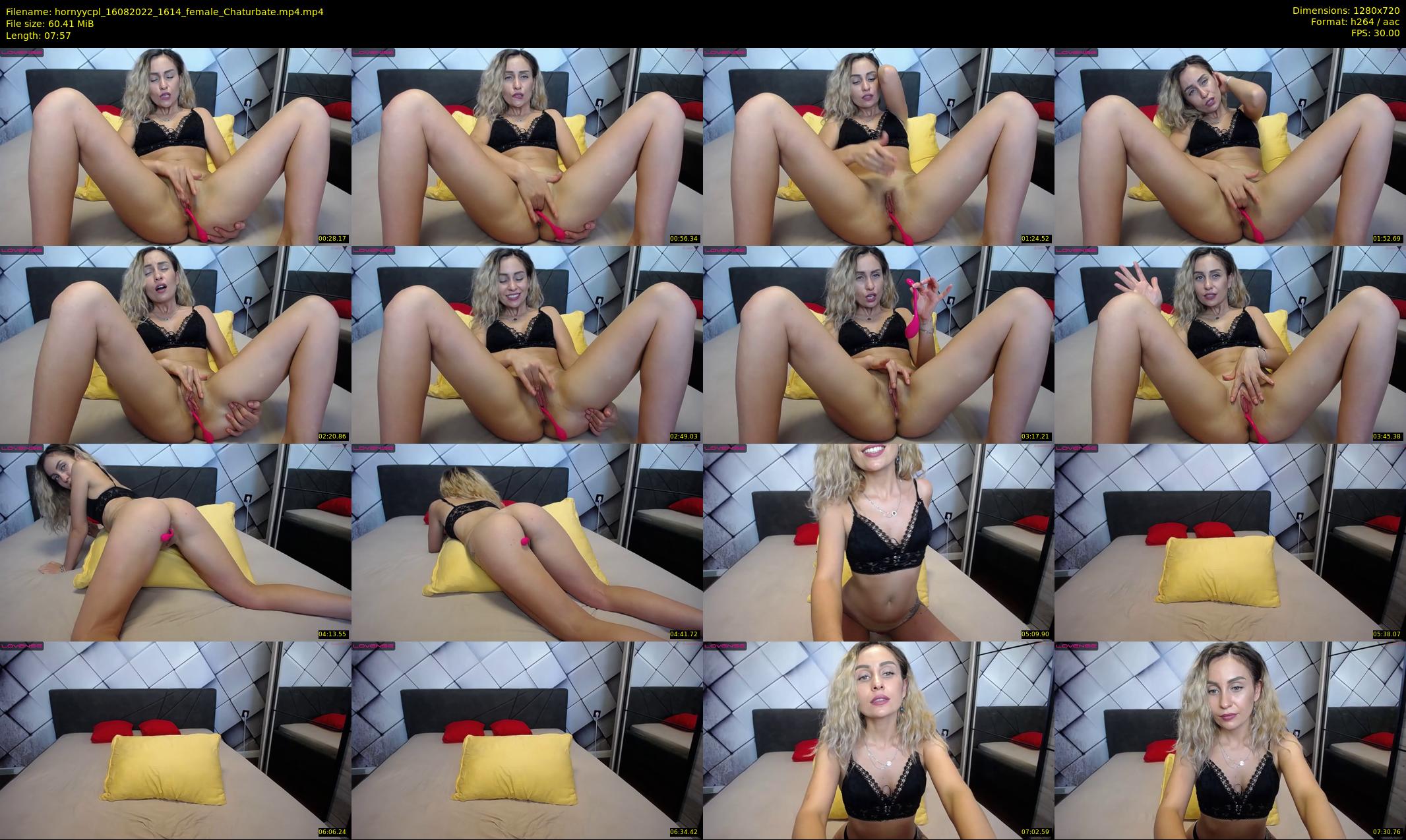 hornyycpl — 8 minute Chaturbate couple cam show recording, 720p, Aug 16, 2022