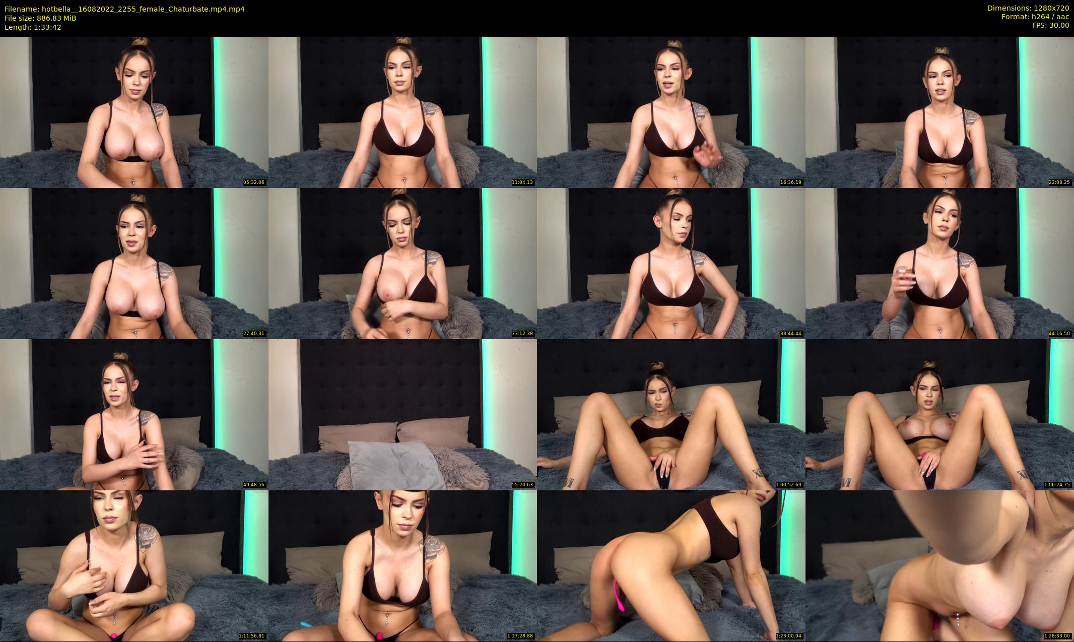 hotbella_ — 94 minute Chaturbate female cam show recording, 720p, Aug 16, 2022