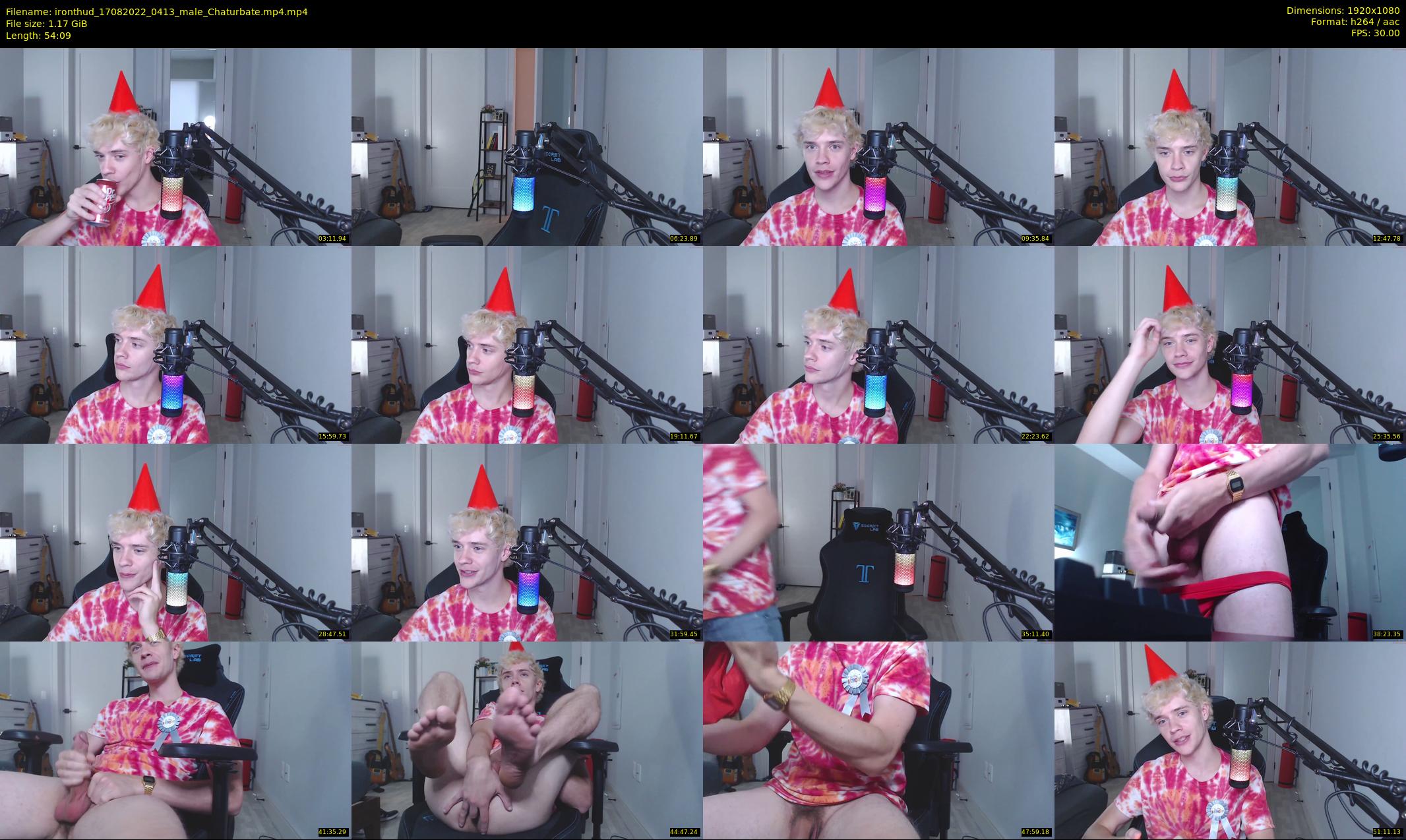 ironthud — 55 minute Chaturbate male cam show recording, 1080p, Aug 17, 2022