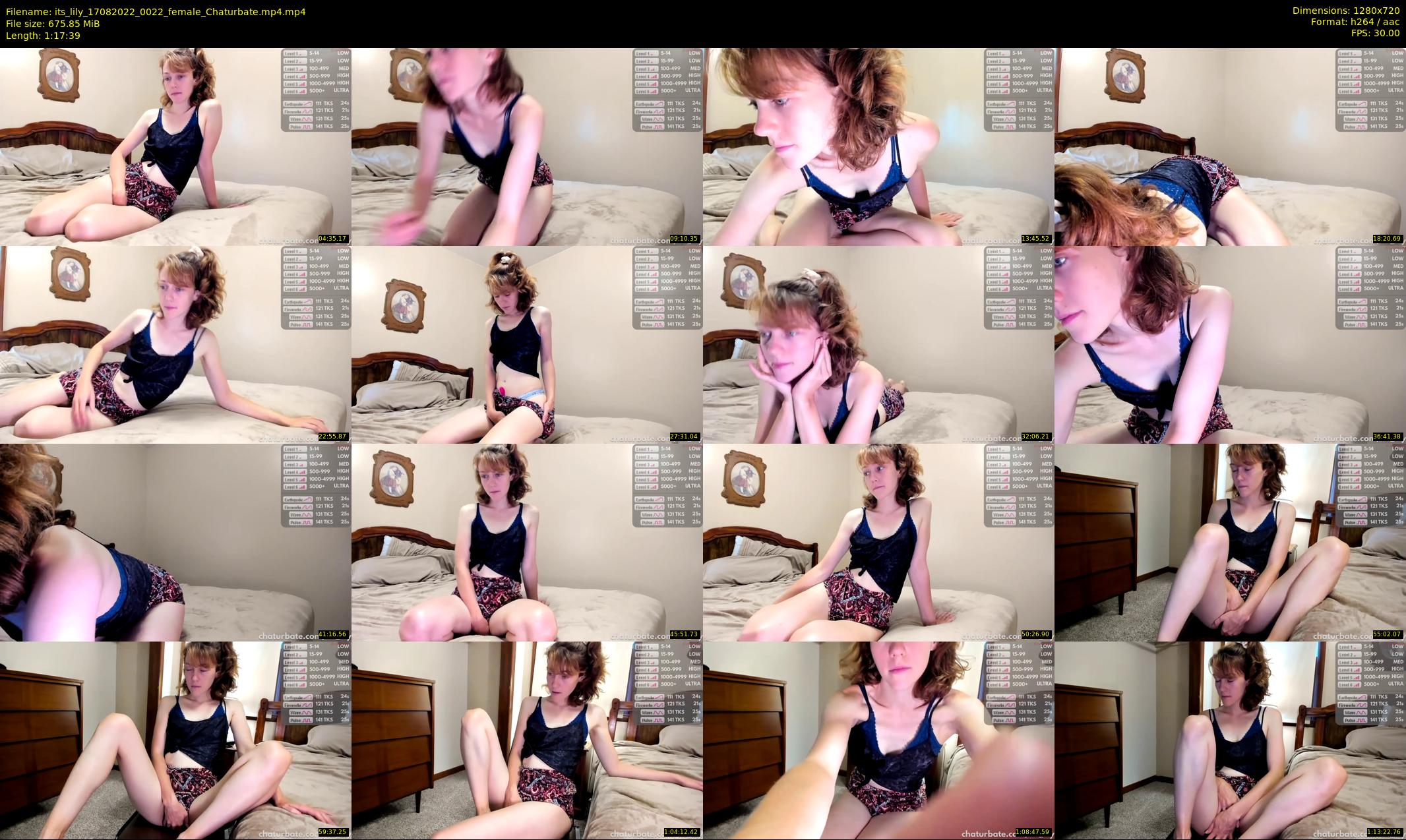 its_lily — 78 minute Chaturbate female cam show recording, 720p, Aug 17, 2022
