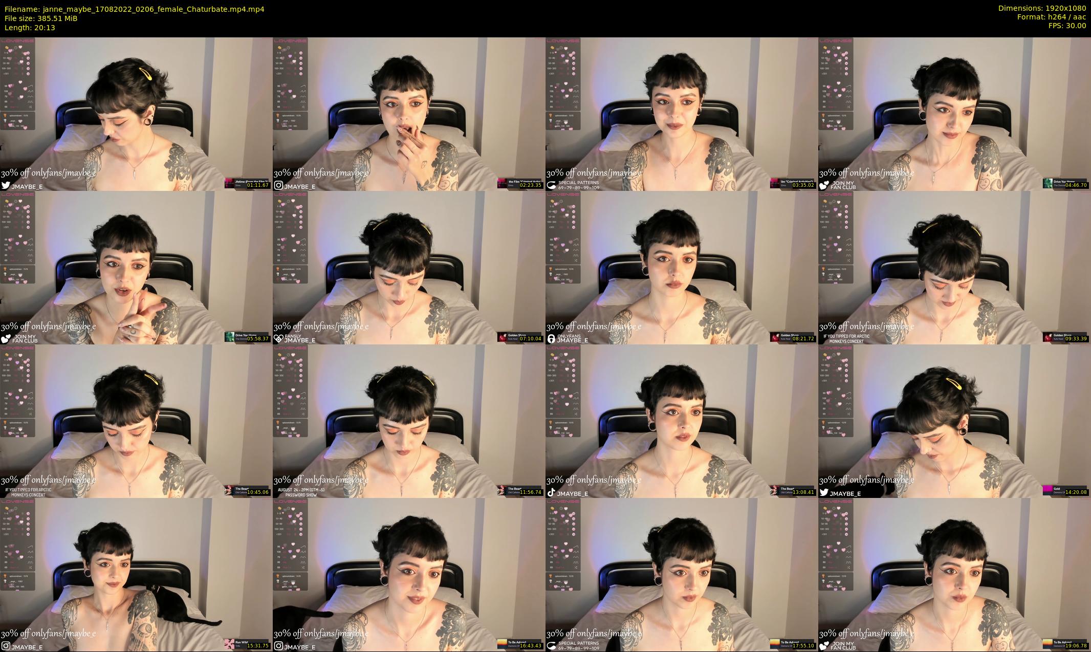 janne_maybe — 21 minute Chaturbate female cam show recording, 1080p, Aug 17, 2022