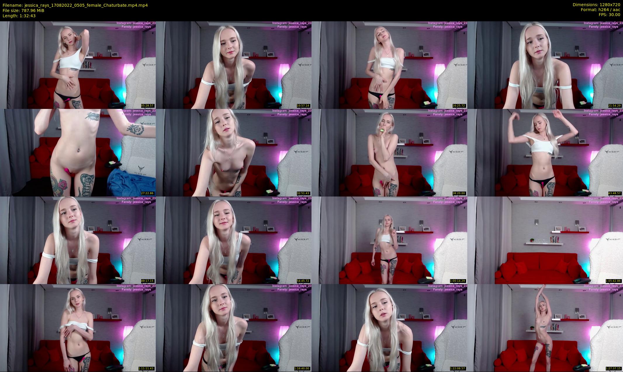 jessica_rays — 93 minute Chaturbate couple cam show recording, 720p, Aug 17, 2022