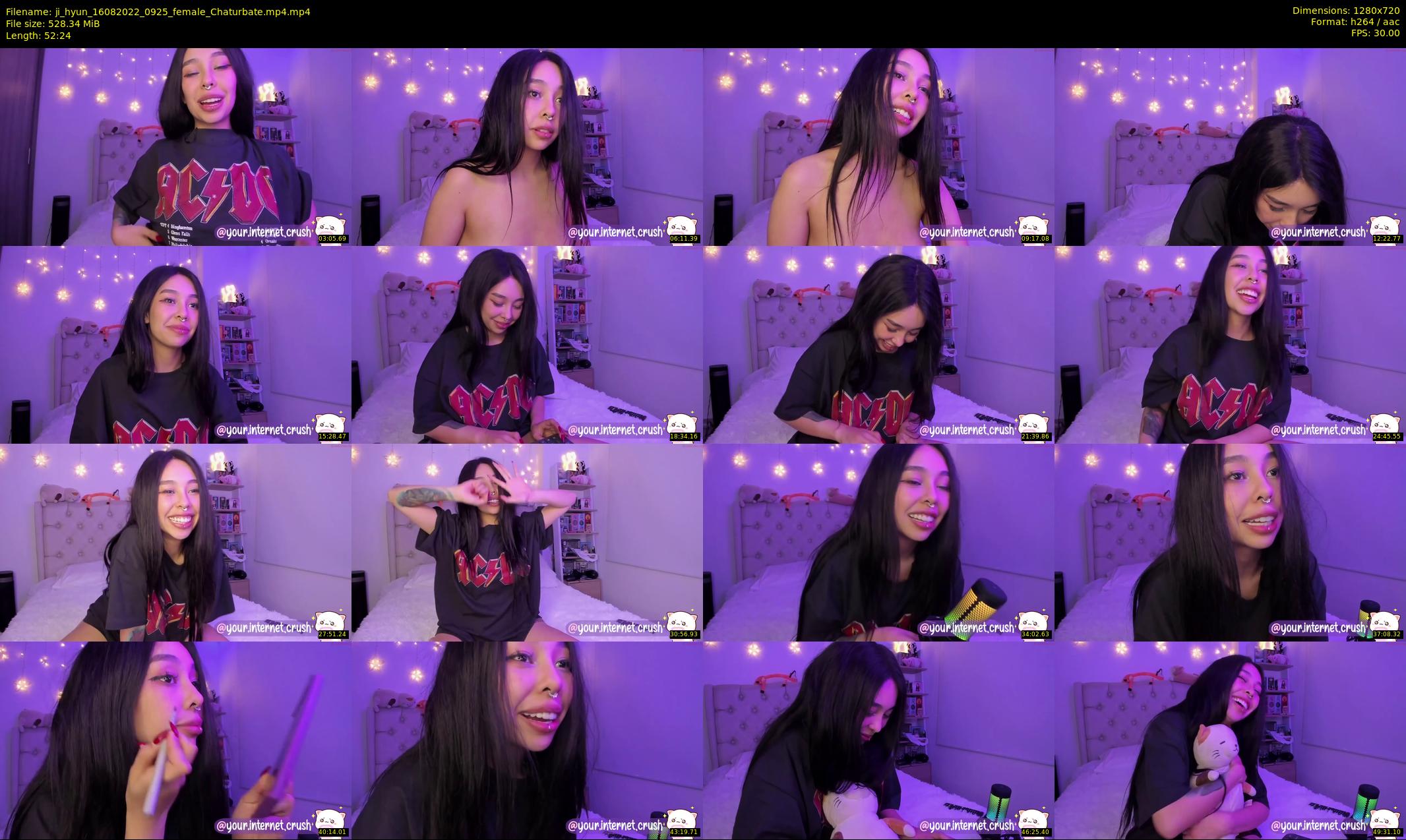 ji_hyun — 53 minute Chaturbate female cam show recording, 720p, Aug 16, 2022