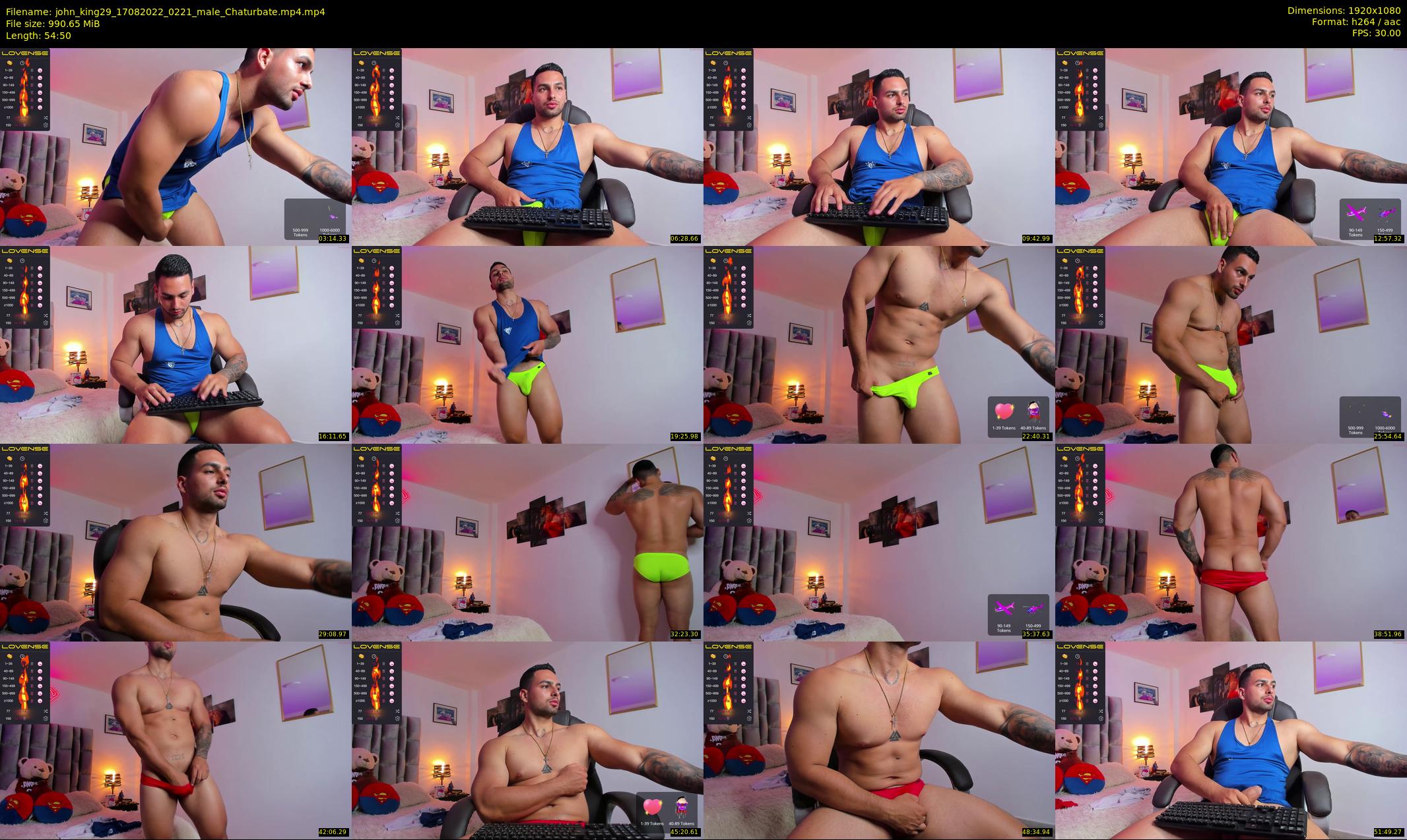 john_king29 — 55 minute Chaturbate male cam show recording, 1080p, Aug 17, 2022