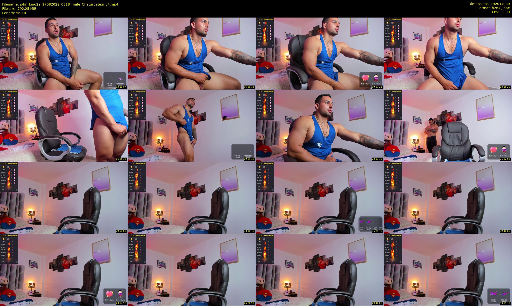 john_king29 — 57 minute Chaturbate male cam show recording, 1080p, Aug 17, 2022