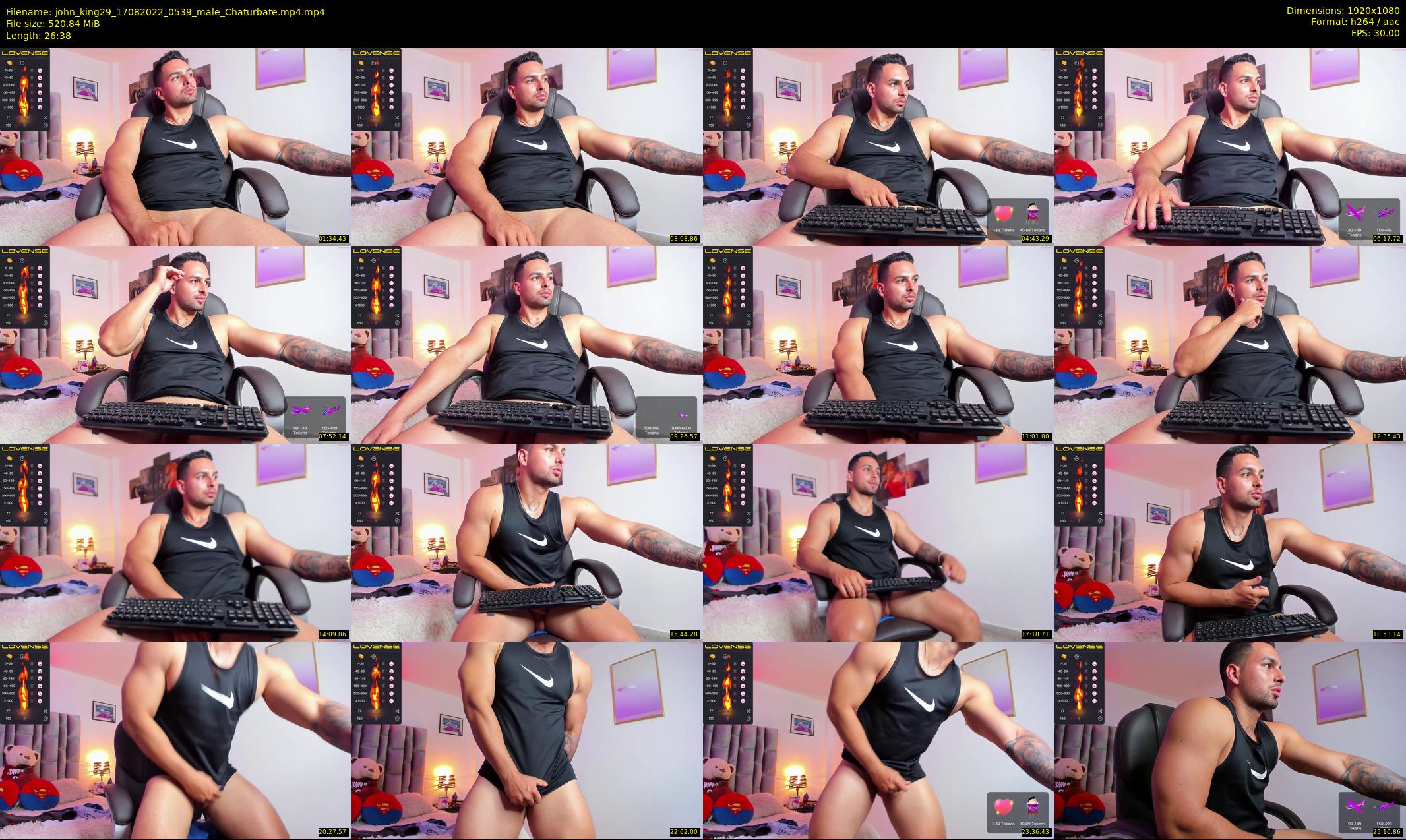 john_king29 — 27 minute Chaturbate male cam show recording, 1080p, Aug 17, 2022