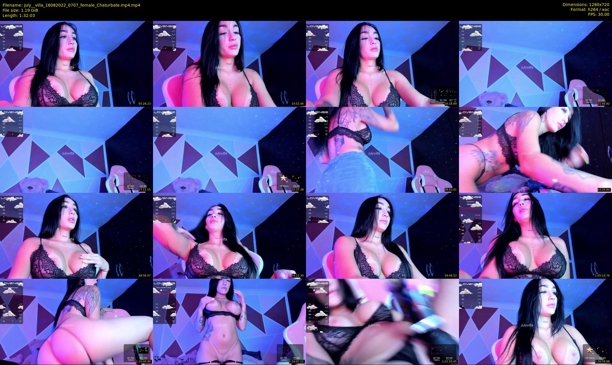 july__villa — 93 minute Chaturbate female cam show recording, 720p, Aug 16, 2022